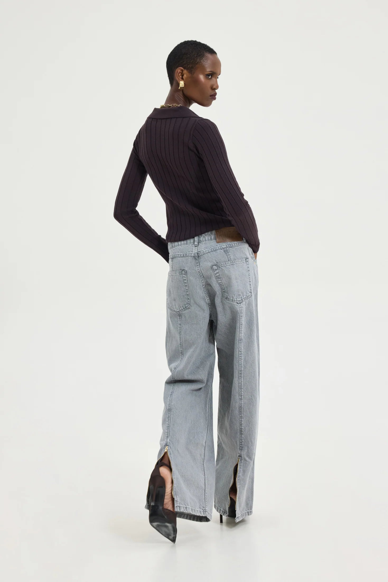 Specter Top (Dark Brown )