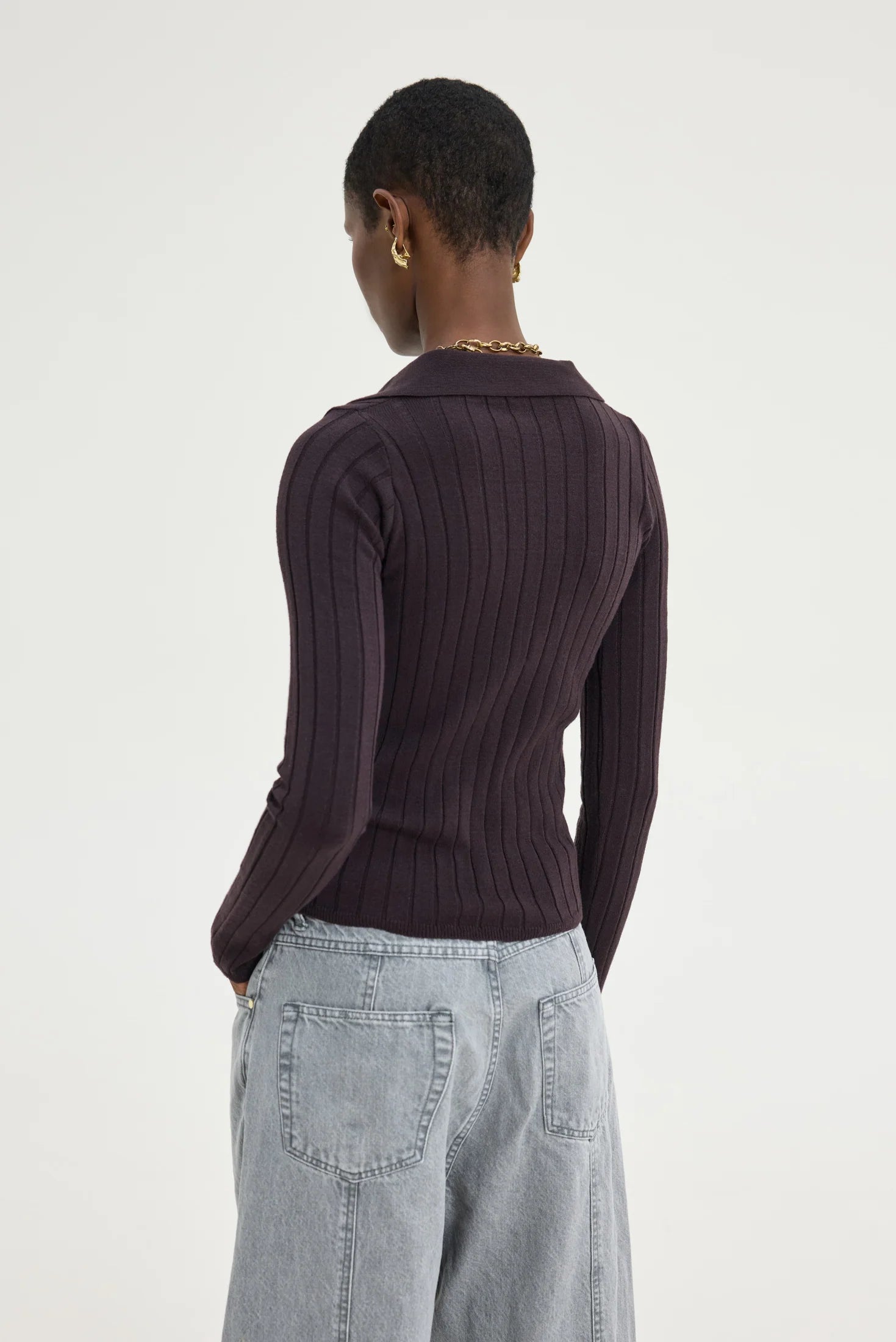 Specter Top (Dark Brown )