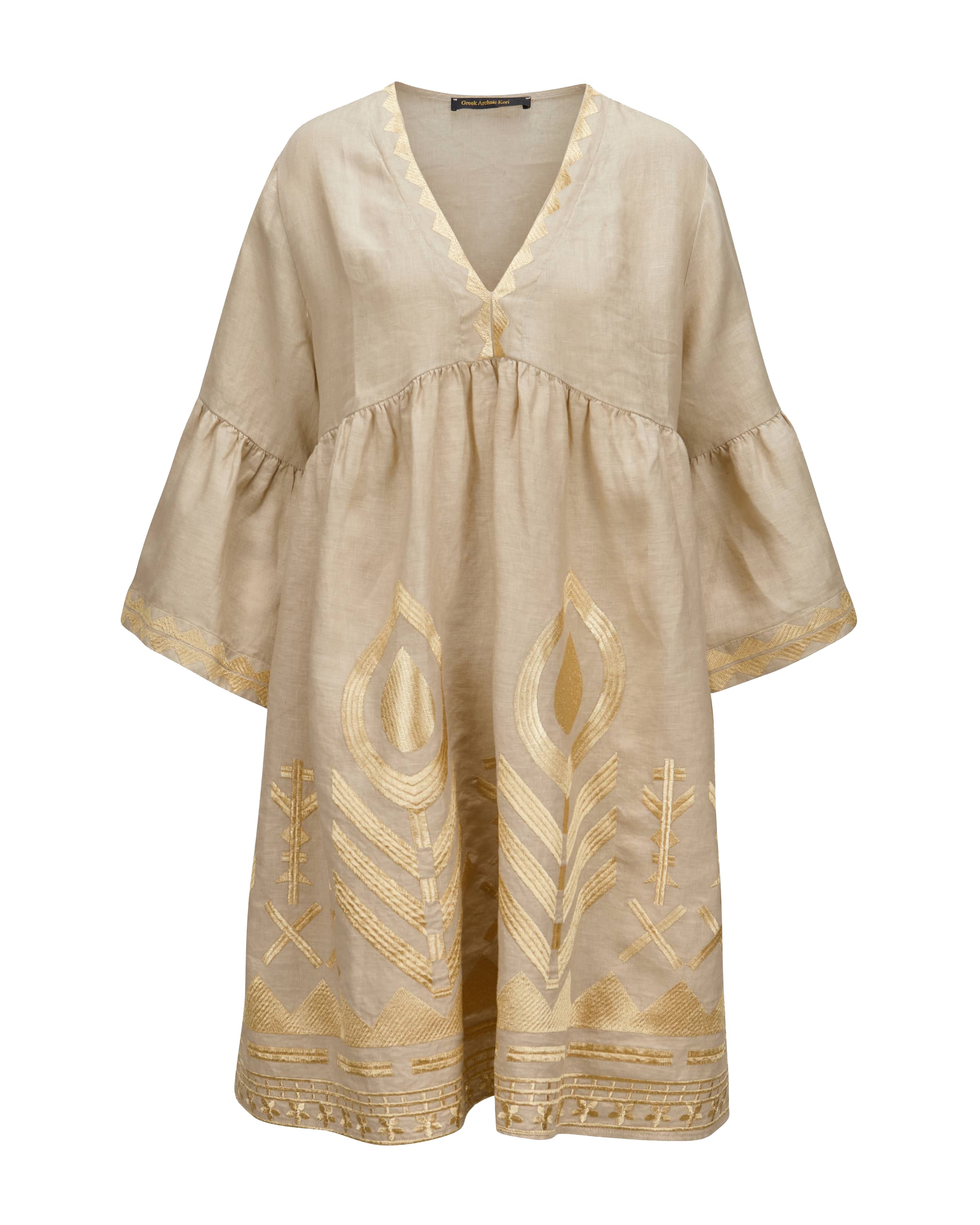 DRESS SHORT FEATHER BELL SLEEVE 2133111