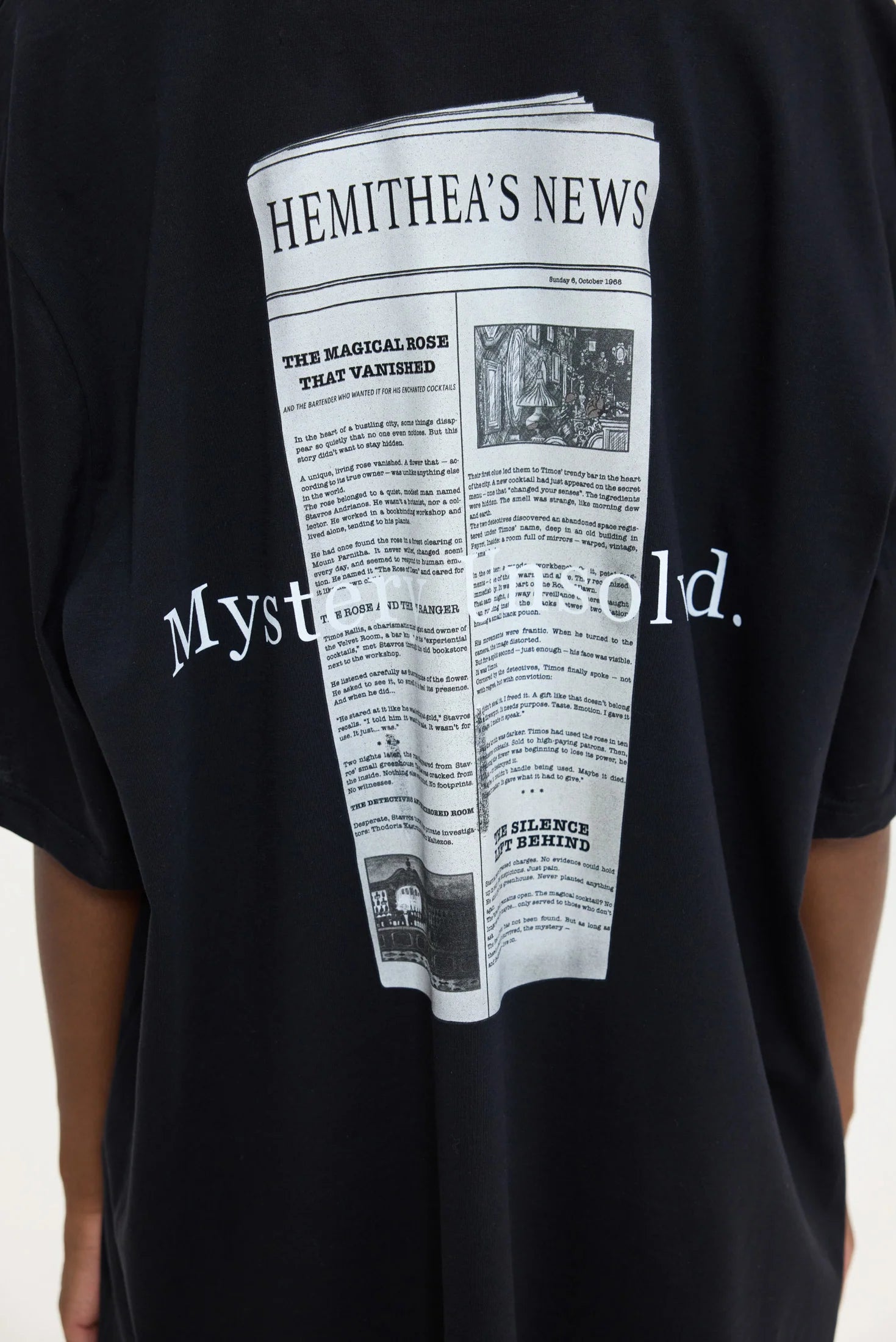 Cheetah T-Shirt Black (Hemithea News)