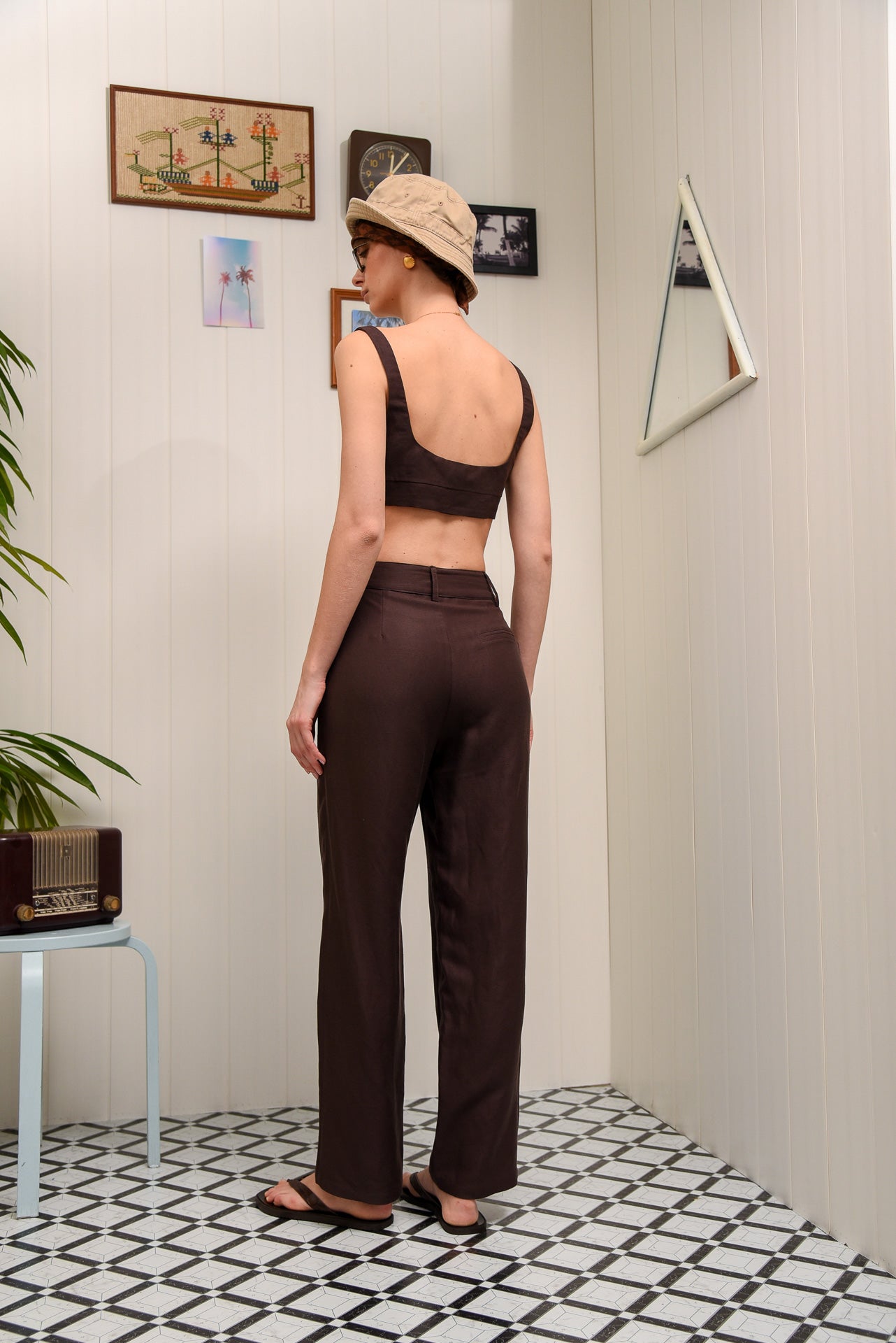 COCONUT MILK PANTS BROWN