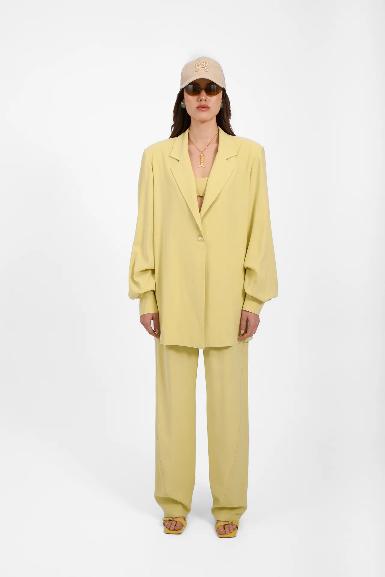 NOA PANTS LIME