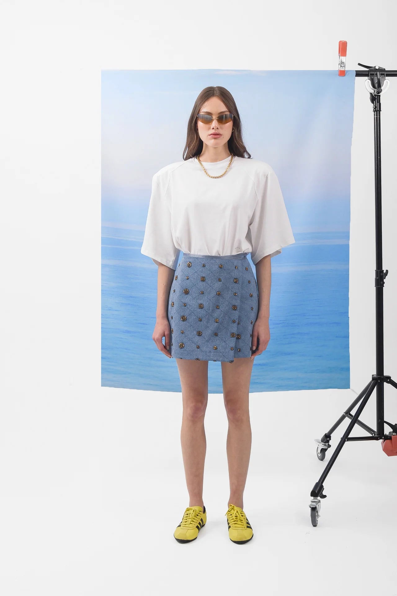 AMBER MINI WRAP SKIRT