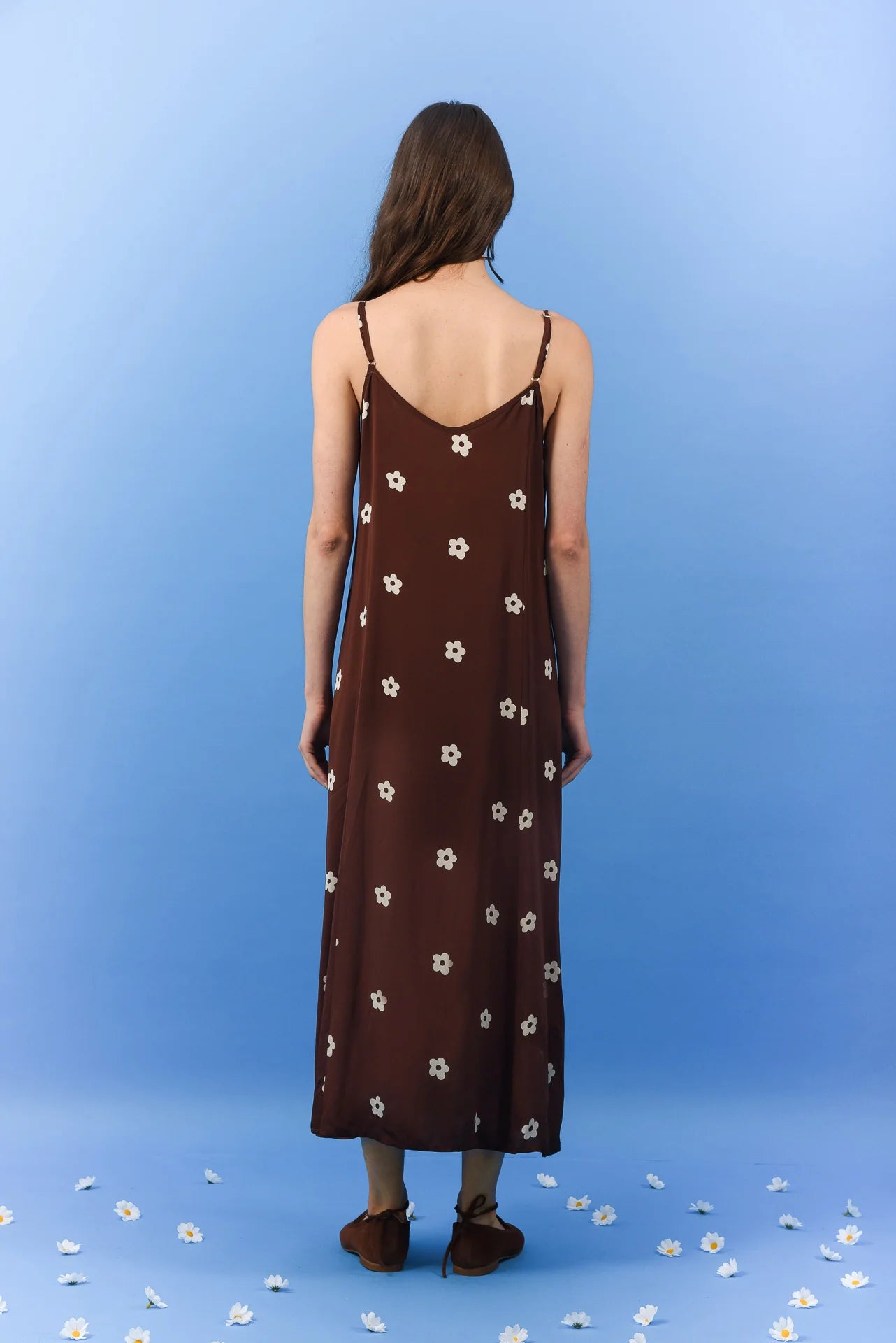 DAISY DRESS BROWN