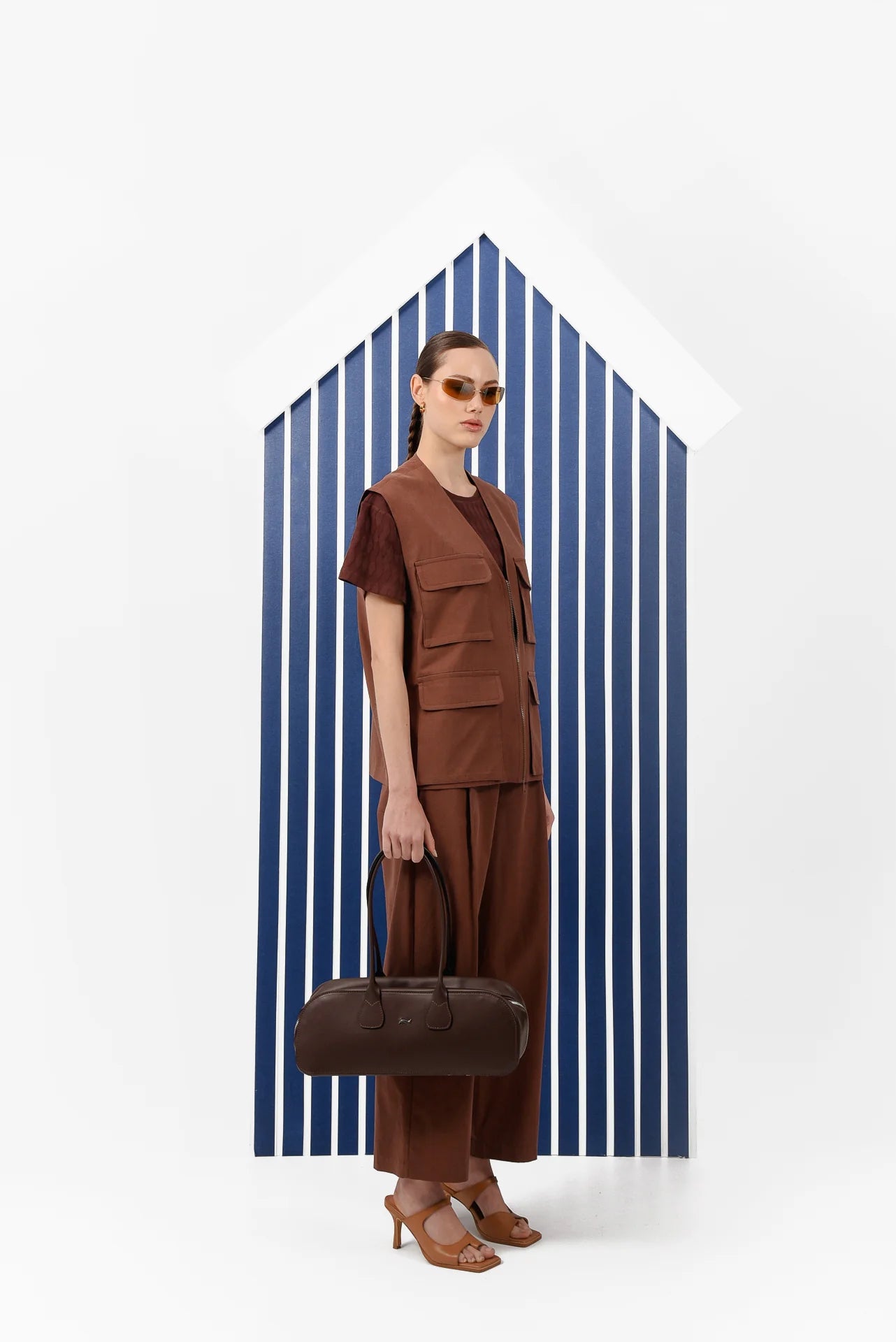 SORA VEST BROWN
