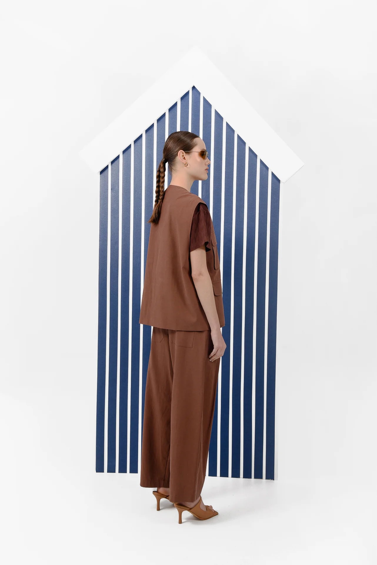 SORA VEST BROWN