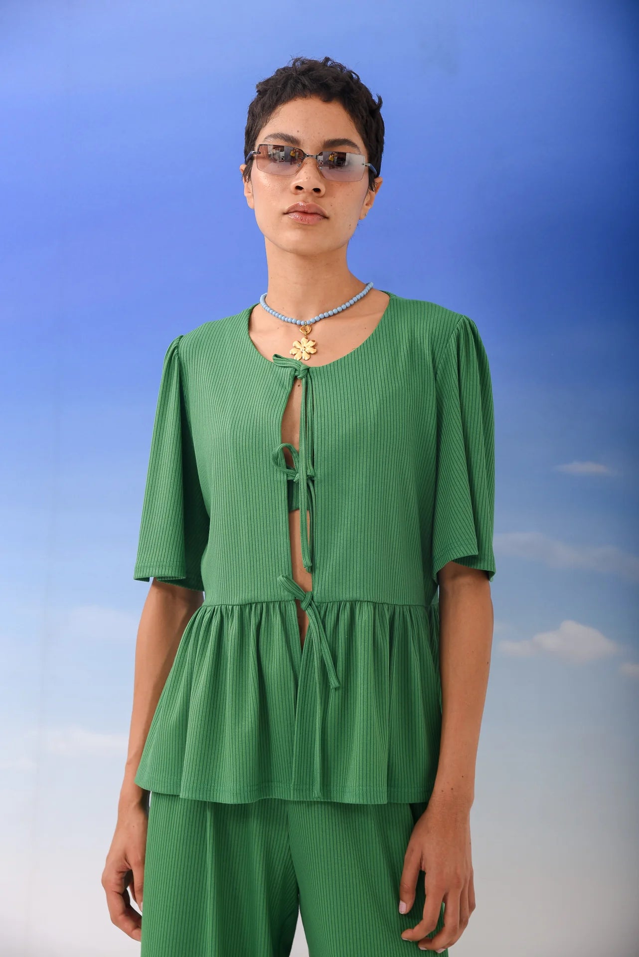 TANNED TOP GREEN