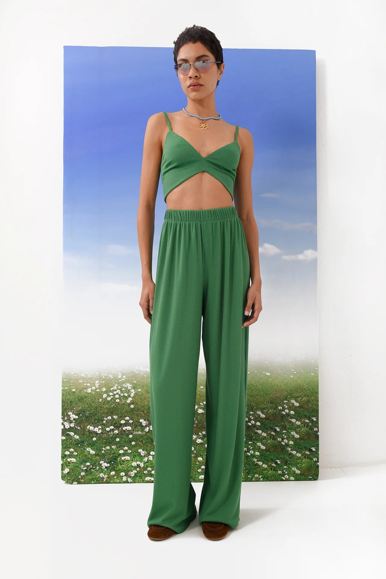 TANNED PANTS GREEN