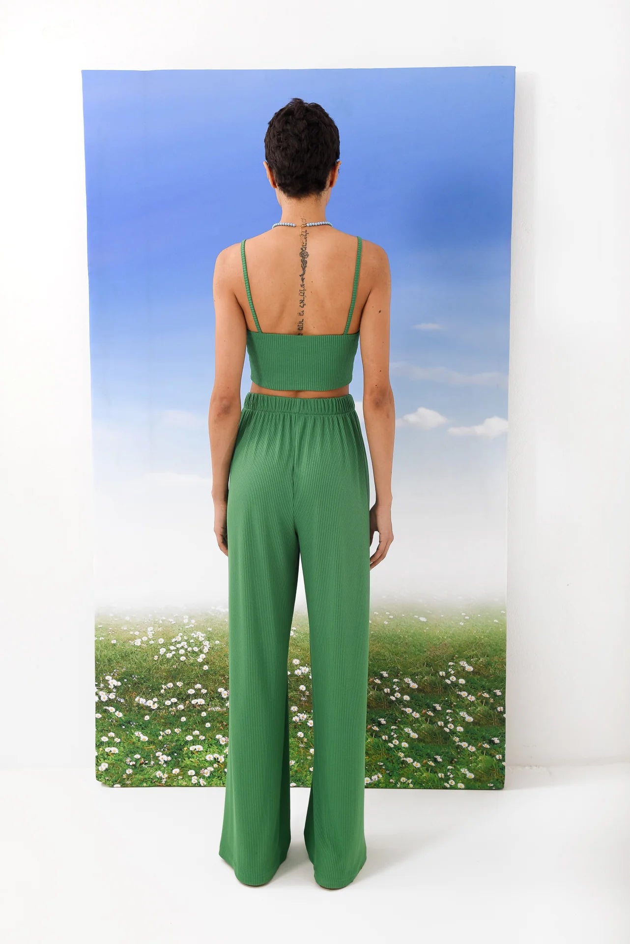 TANNED PANTS GREEN