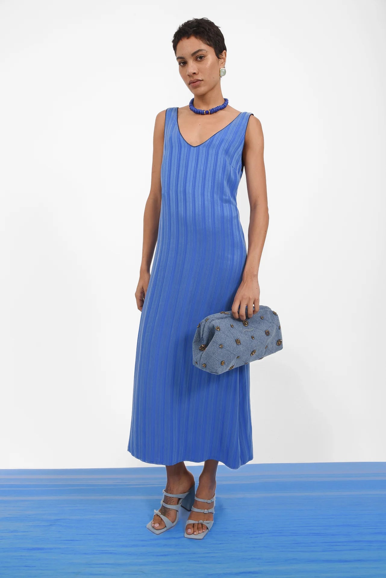 CAYO DRESS BLUE