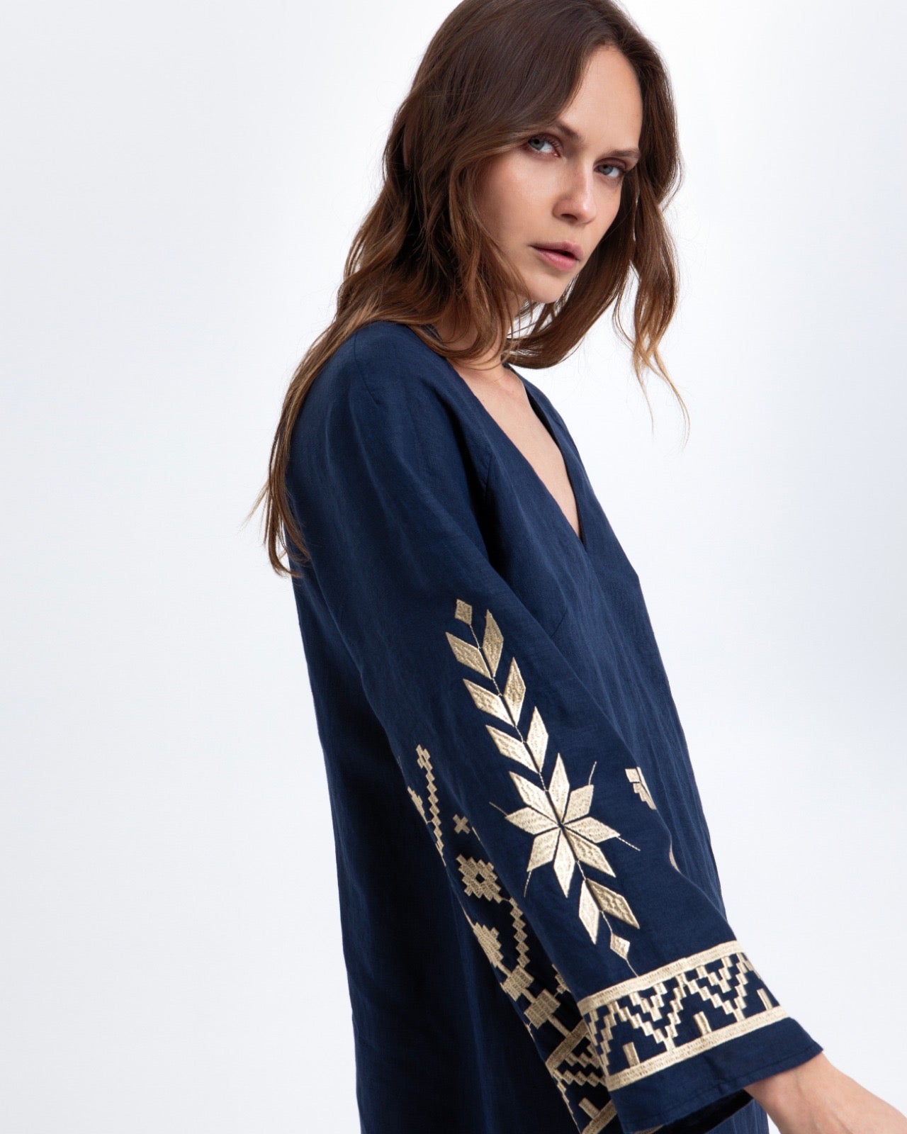 DRESS LONG IOS BELL SLEEVE 2043228