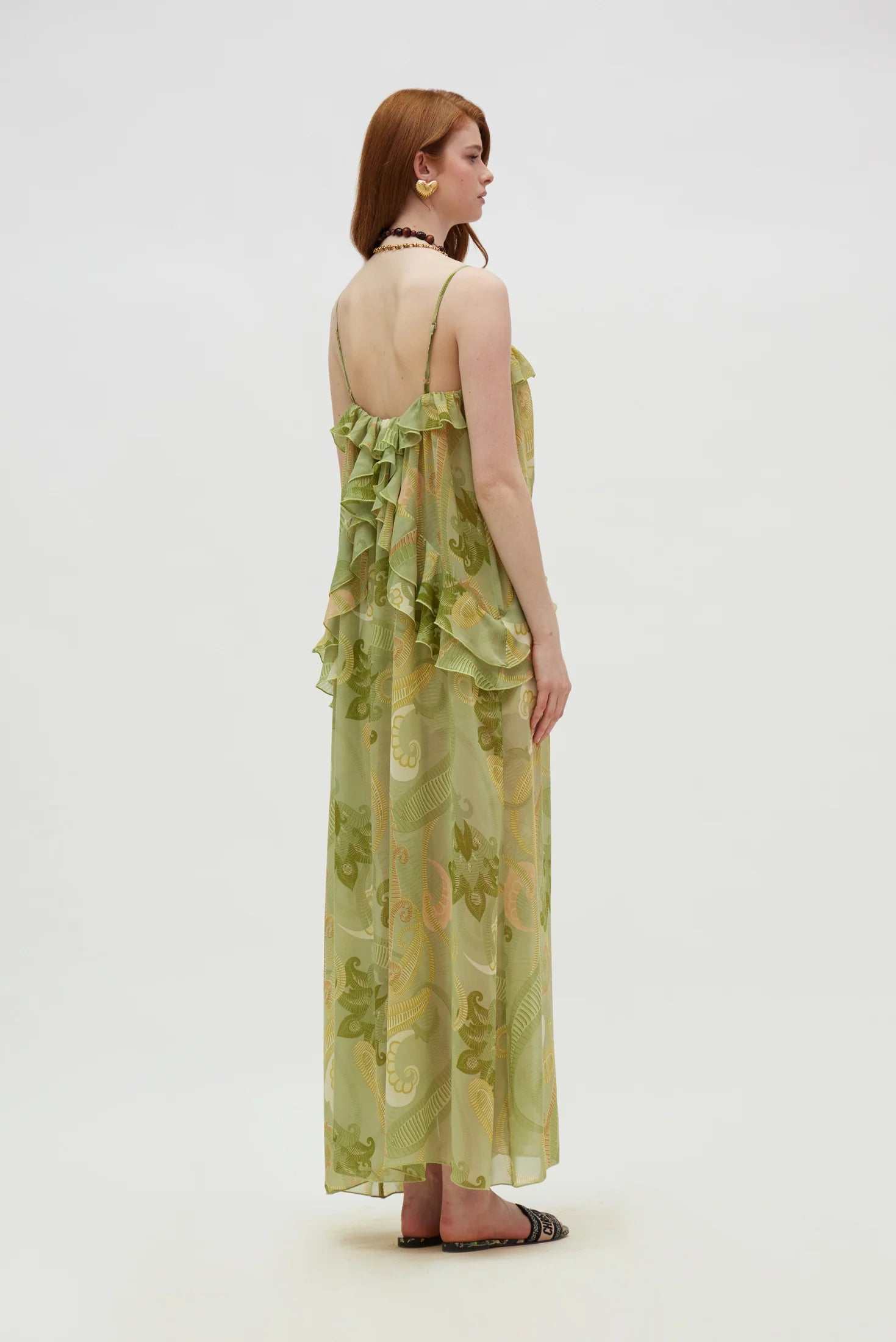 Rose Dress (Gold green)