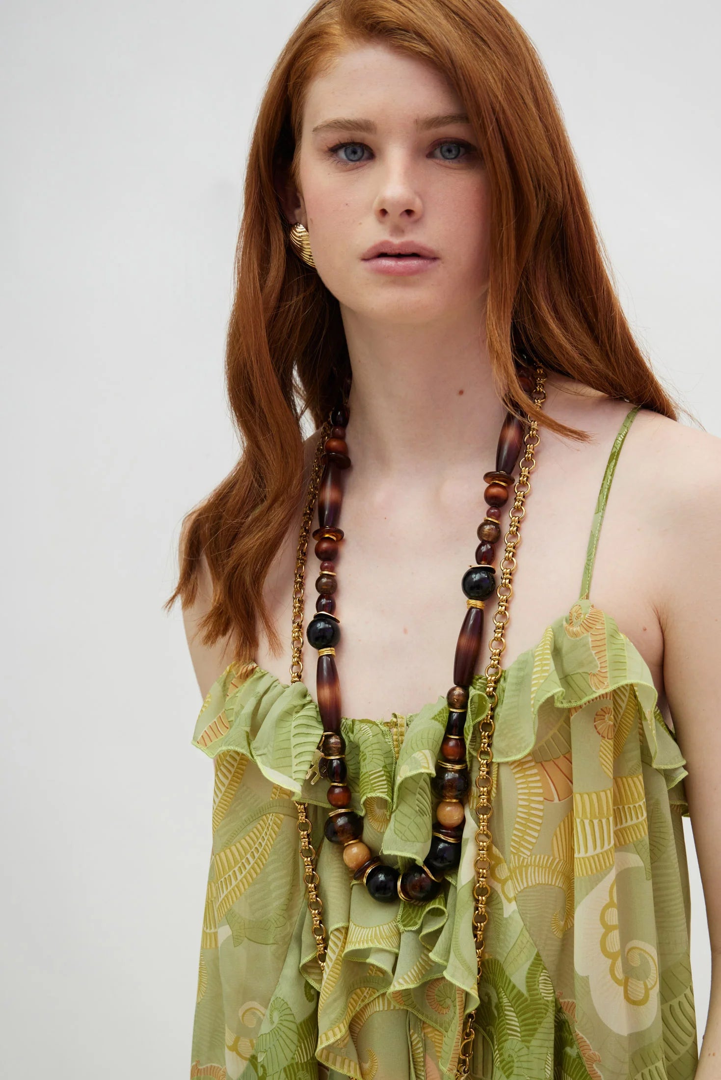 Rose Dress (Gold green)