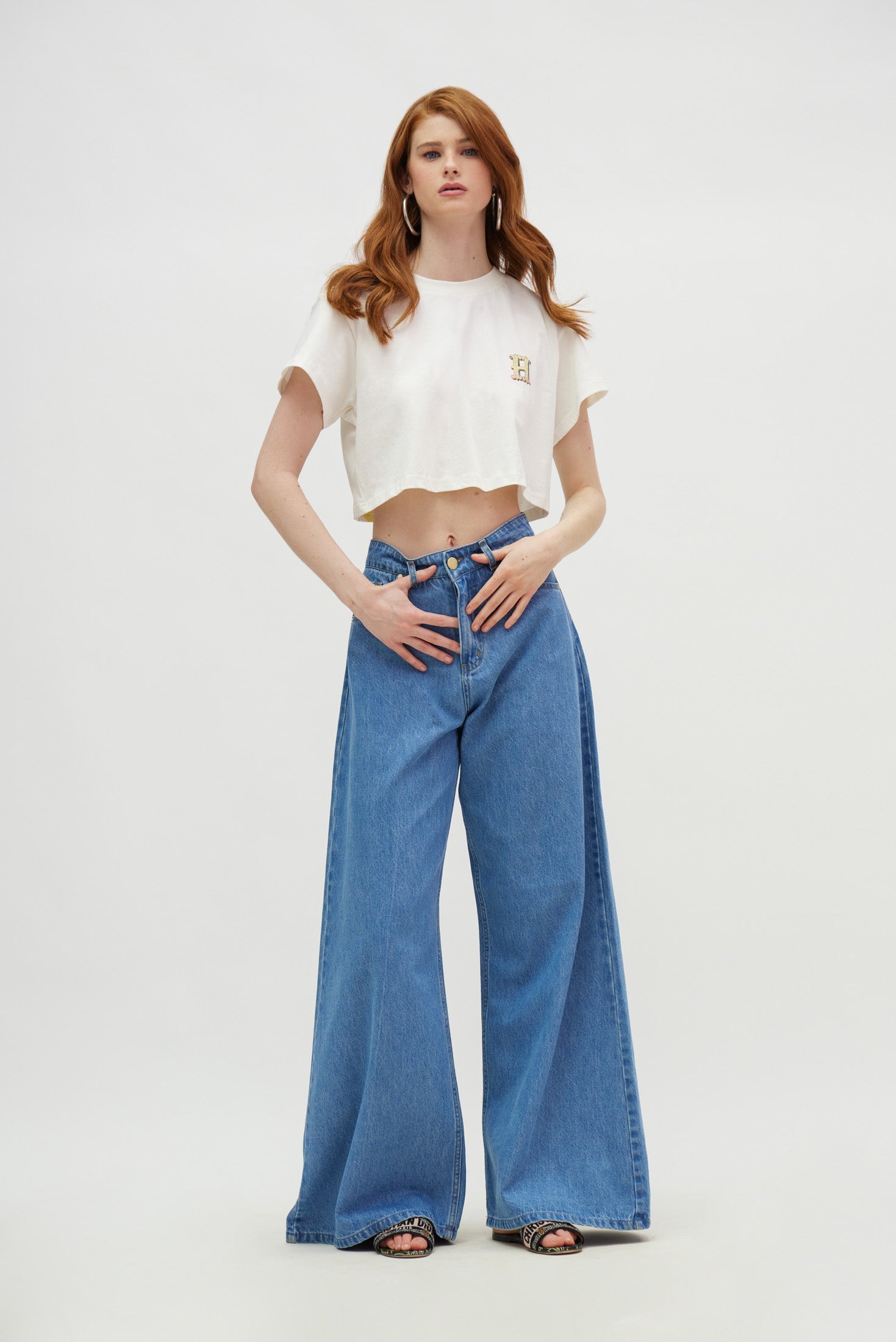 Salem Denim Pants (Dark blue wash)
