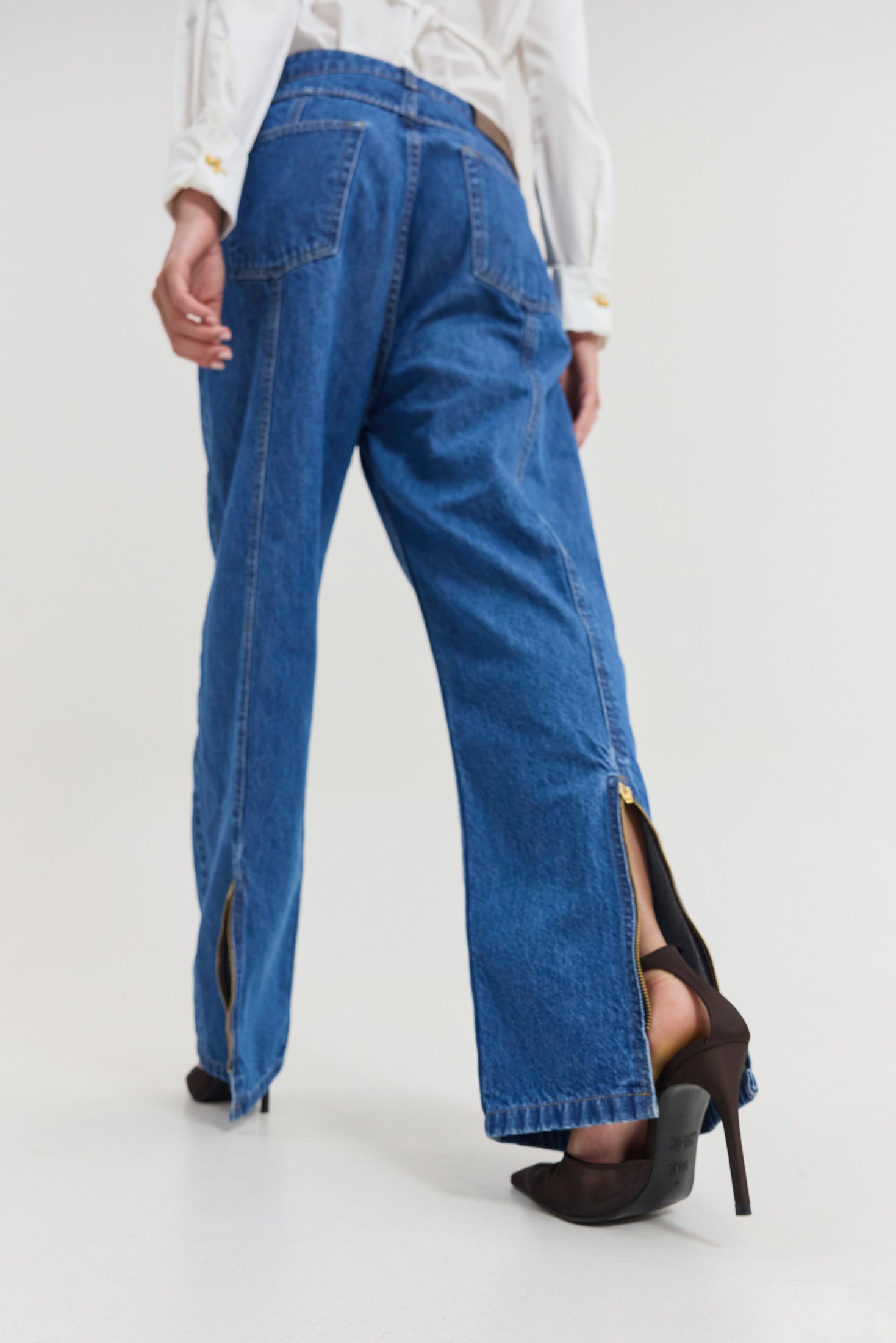 Bafalo ‘Z’ Denim Pants (Mid Blue)