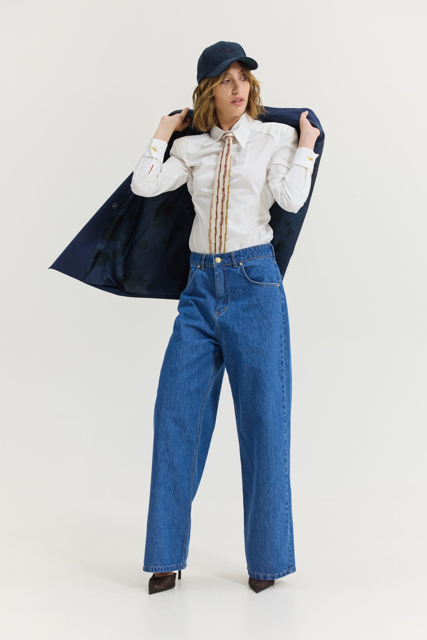 Bafalo ‘Z’ Denim Pants (Mid Blue)