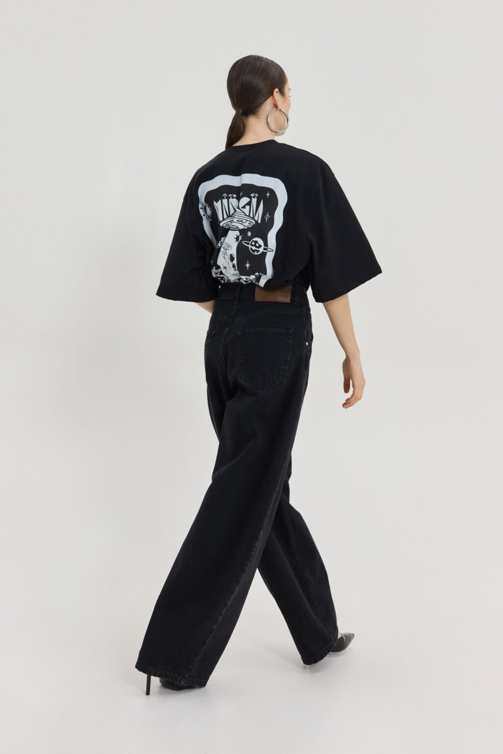 Cheetah Black T-Shirt (Space)