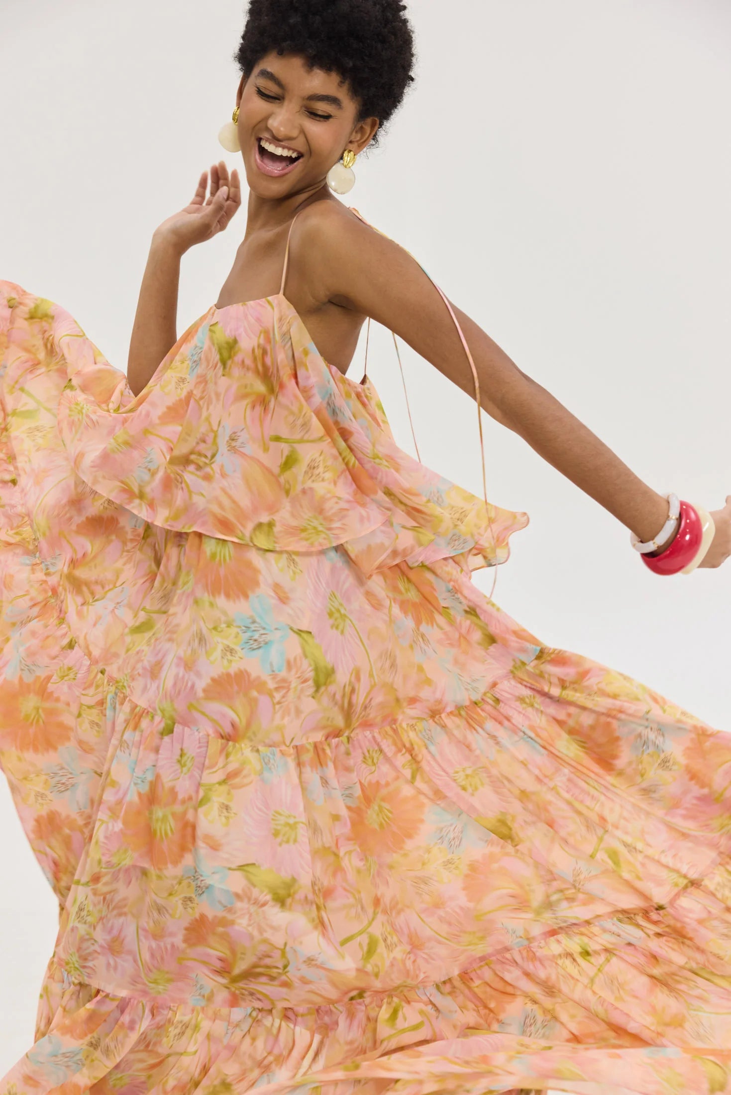 Karenina Dress (Peach)