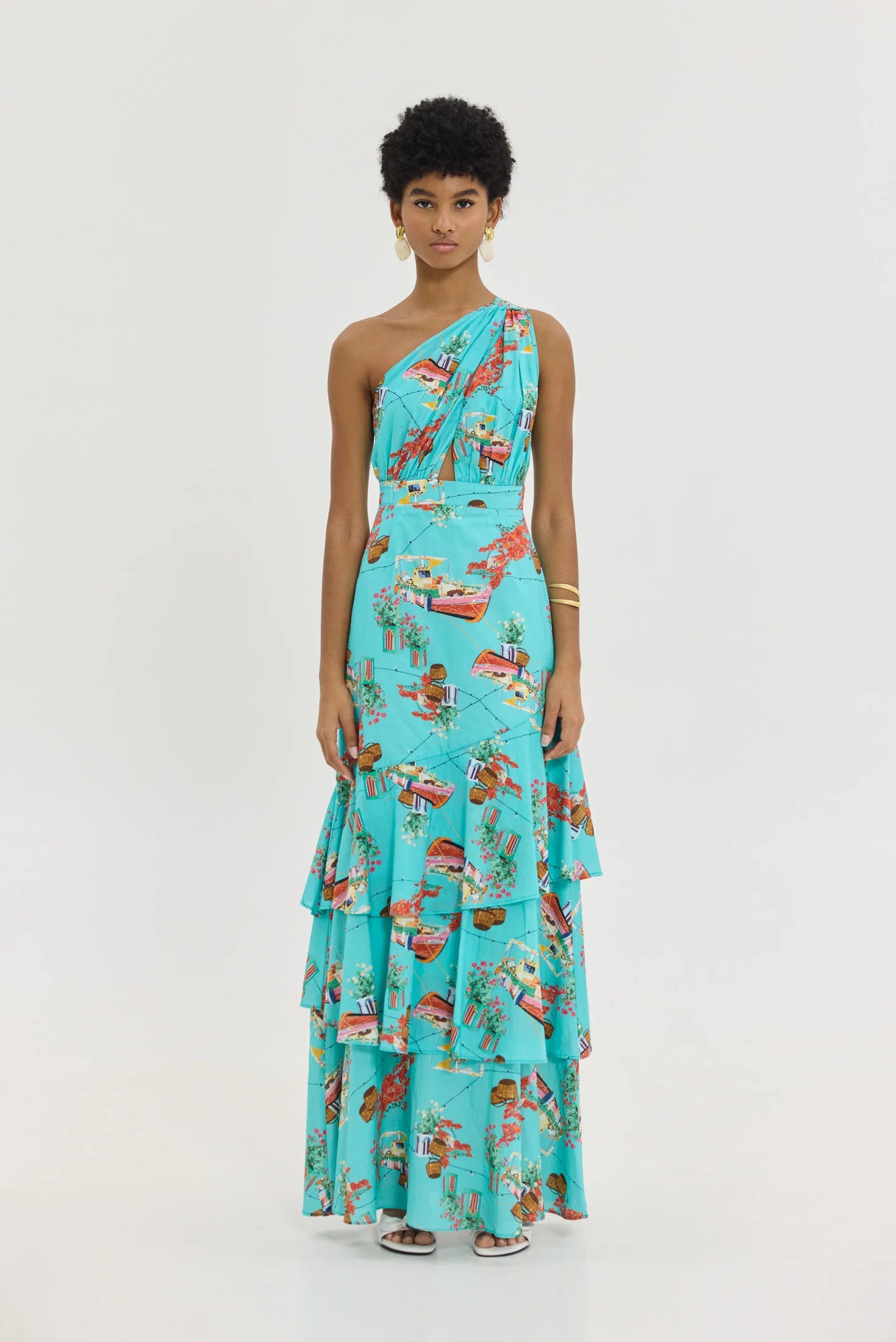 Samer Dress (Aqua)