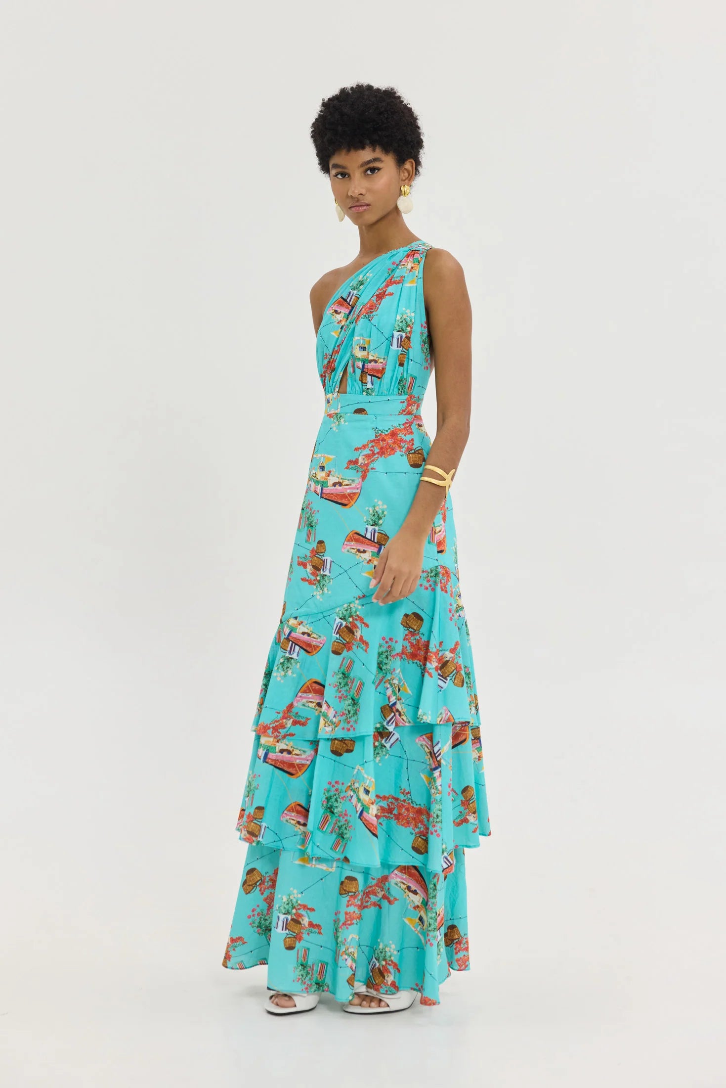 Samer Dress (Aqua)
