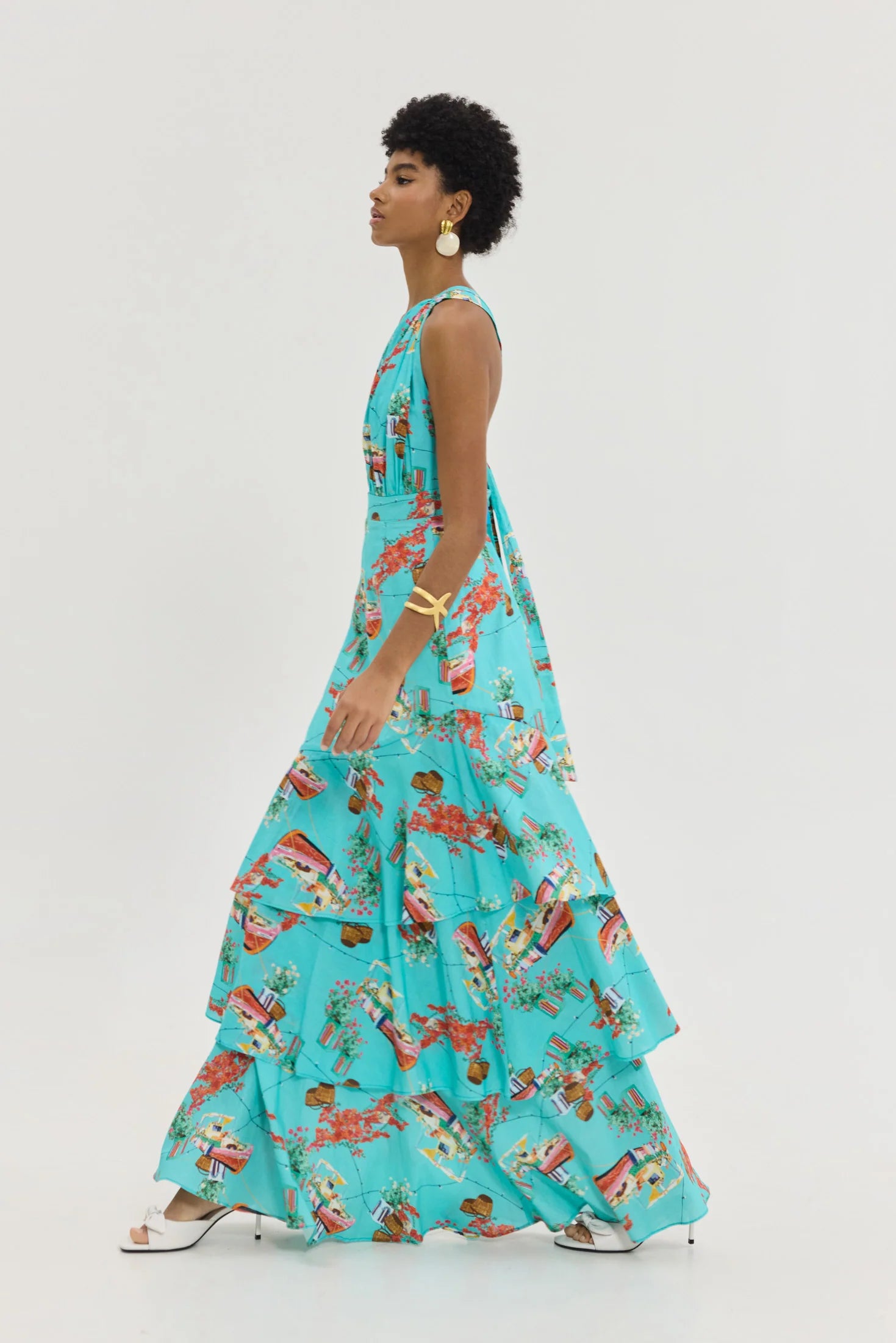 Samer Dress (Aqua)