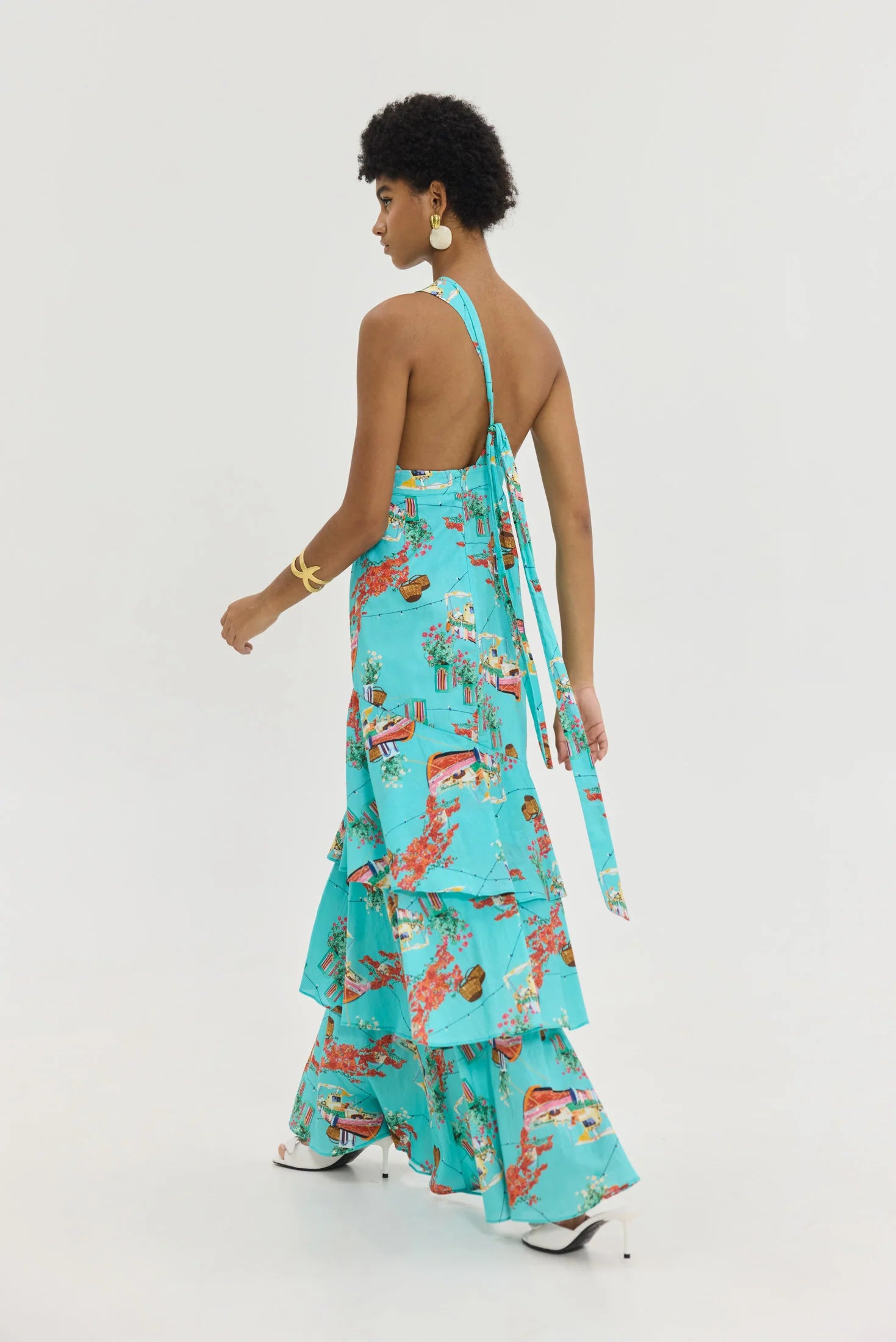 Samer Dress (Aqua)