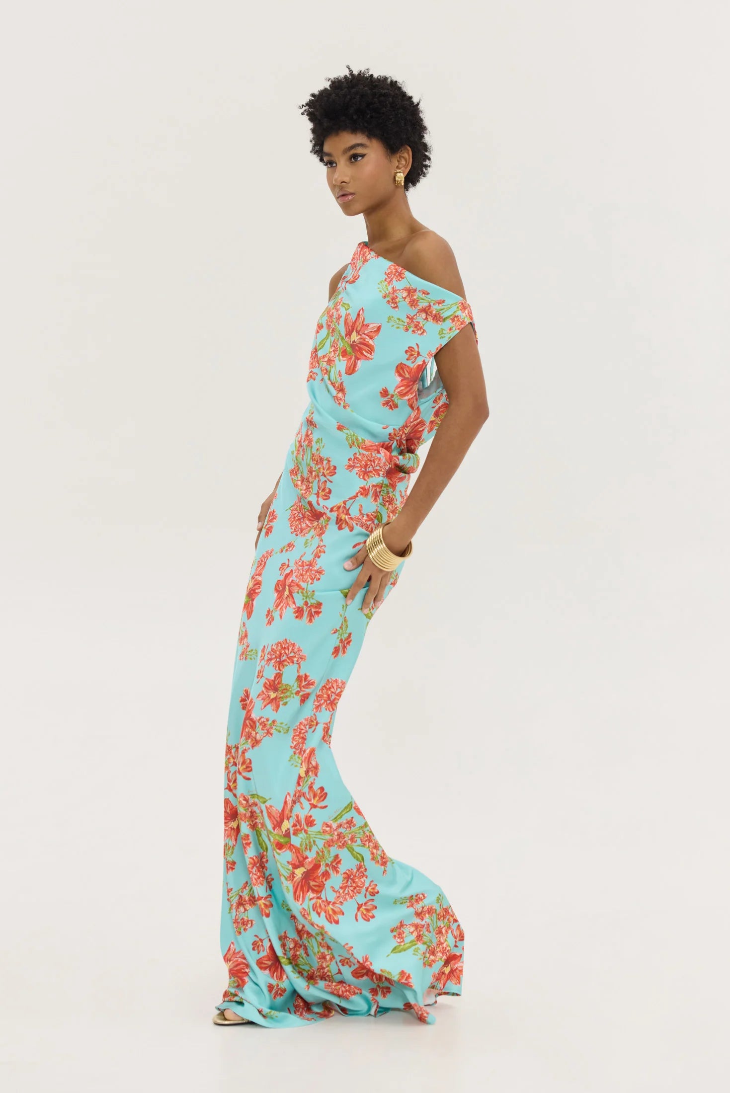 Gold Dress (Aqua)
