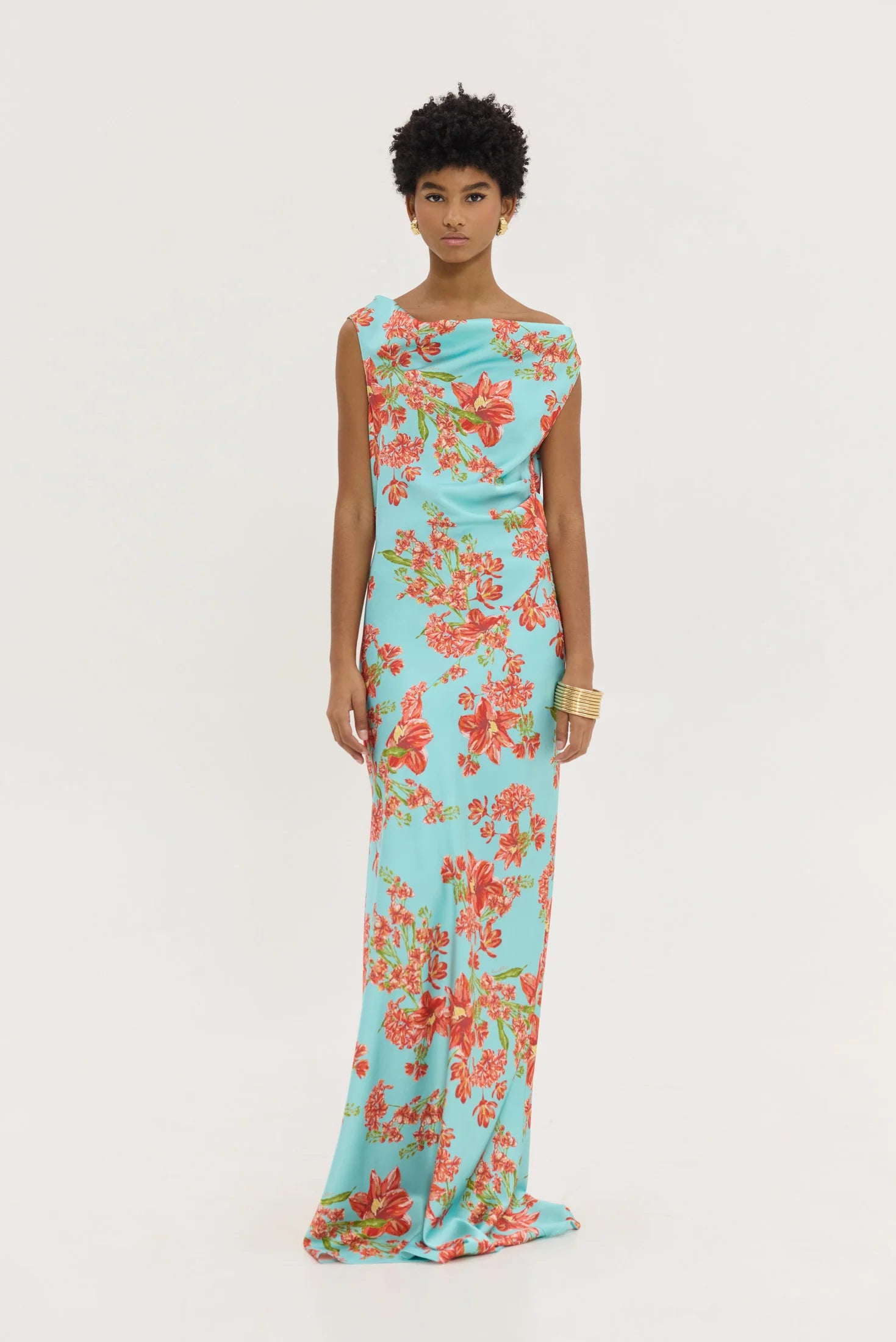 Gold Dress (Aqua)