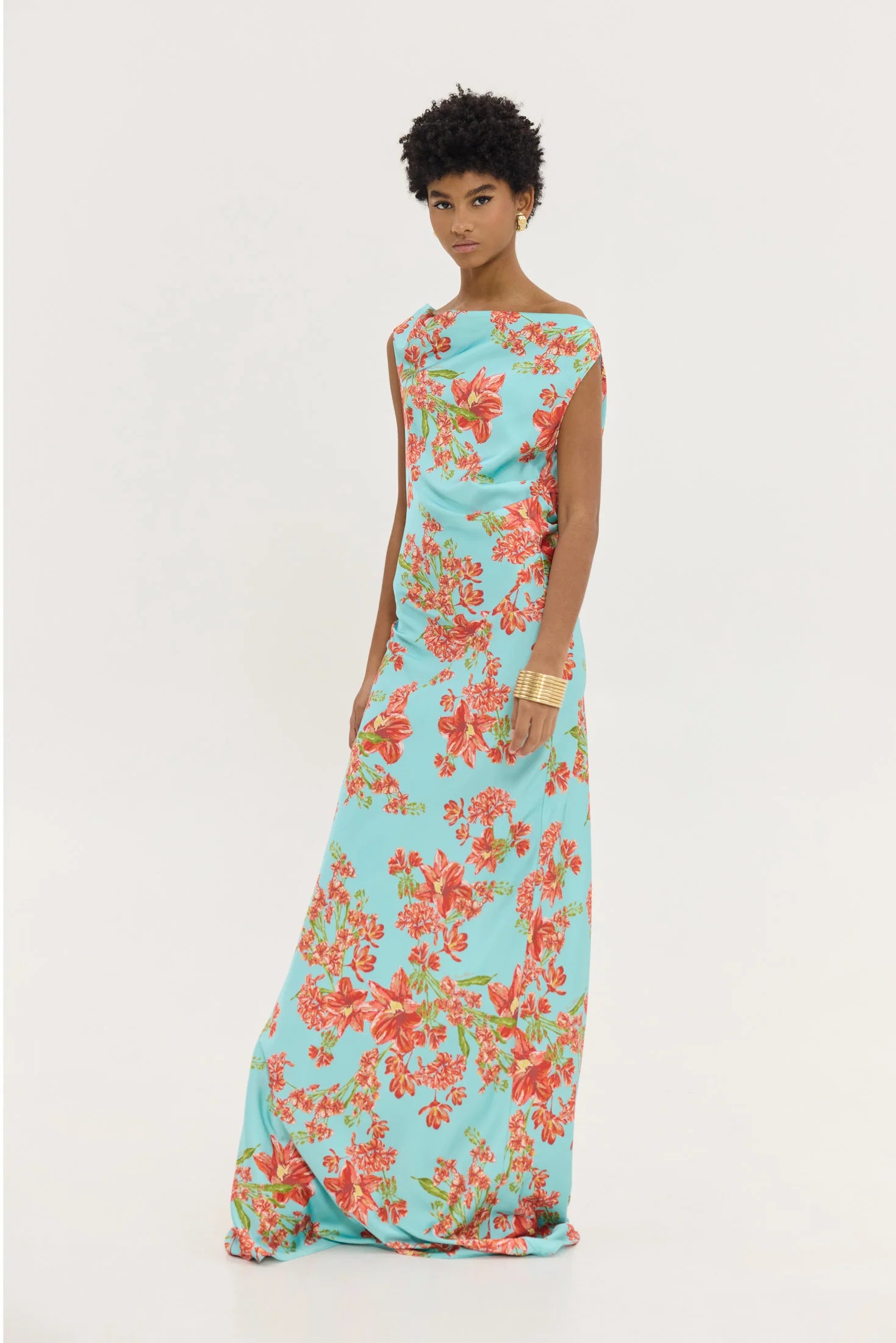 Gold Dress (Aqua)