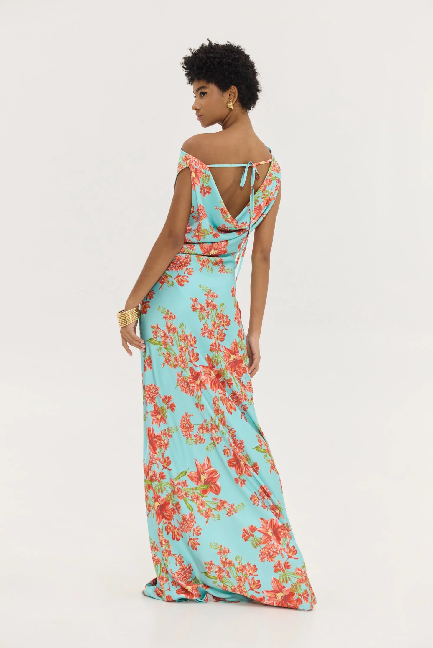 Gold Dress (Aqua)