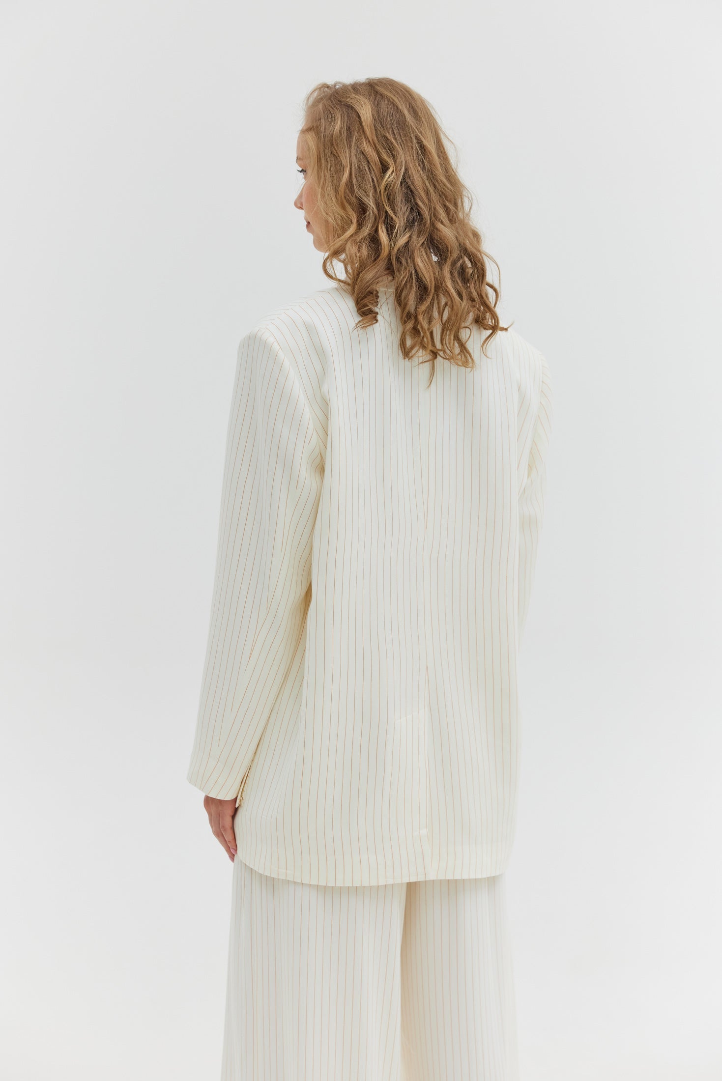 Martha Pants (Orange Stripes)