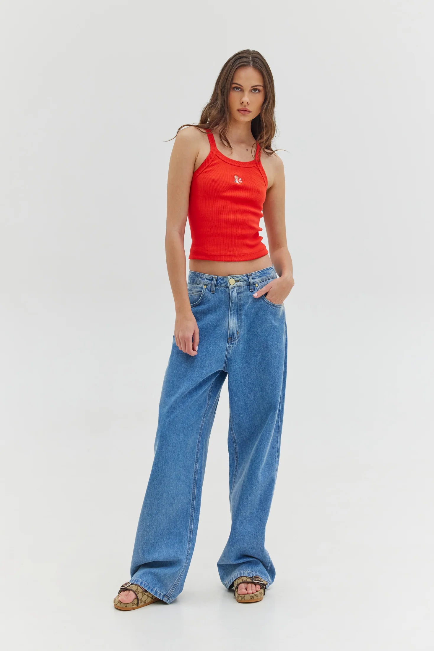 Piera Top (Watermelon red)