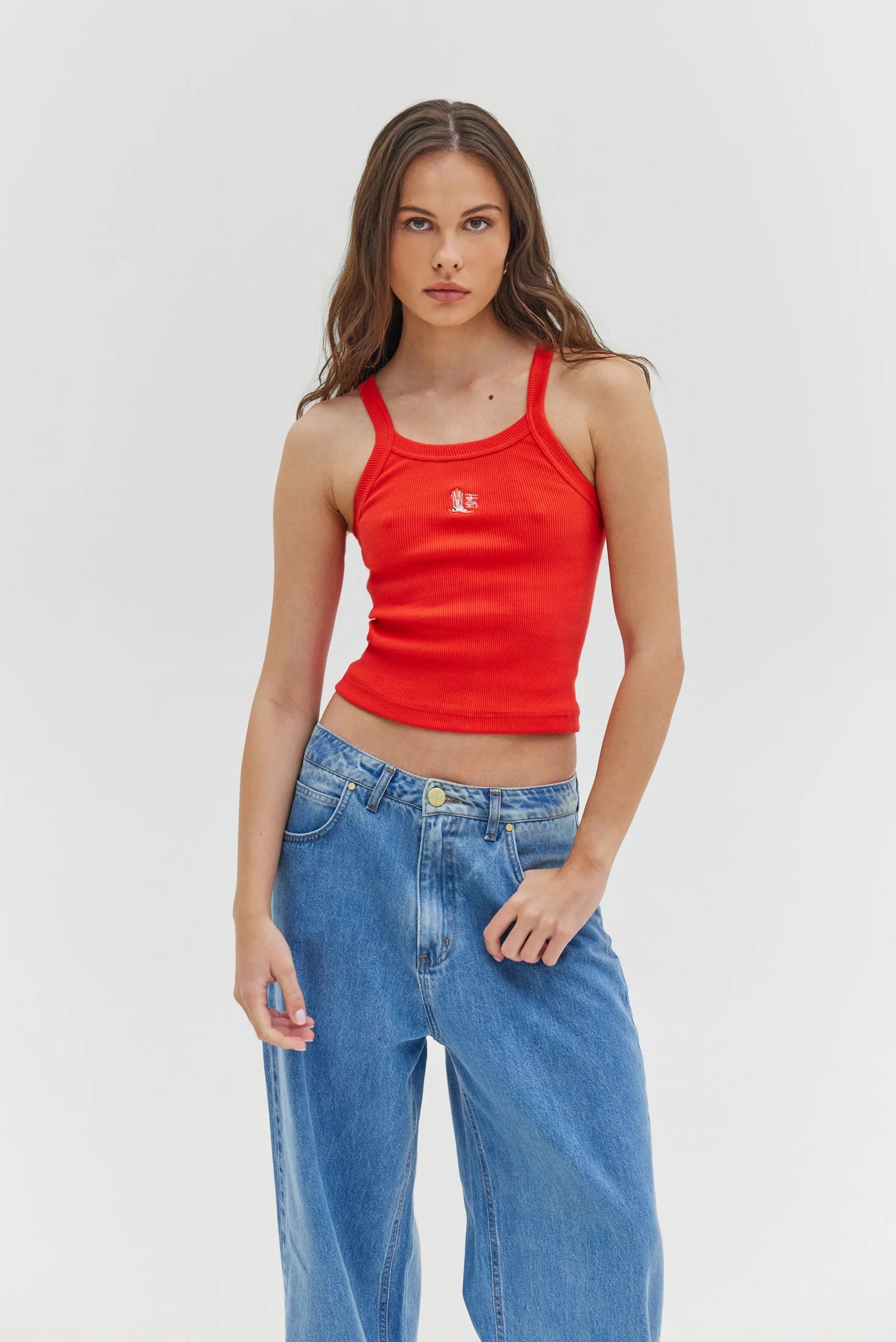 Piera Top (Watermelon red)