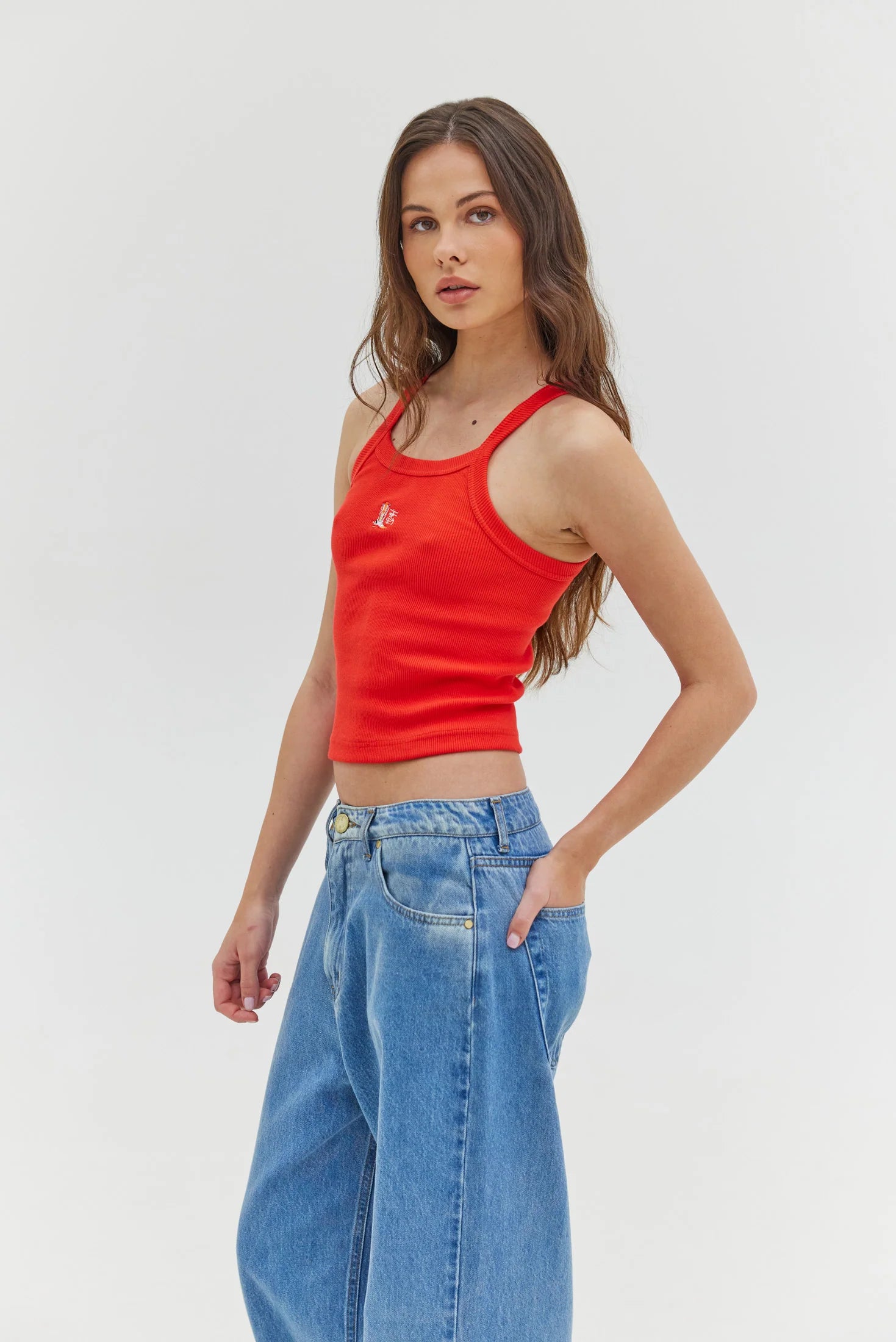 Piera Top (Watermelon red)