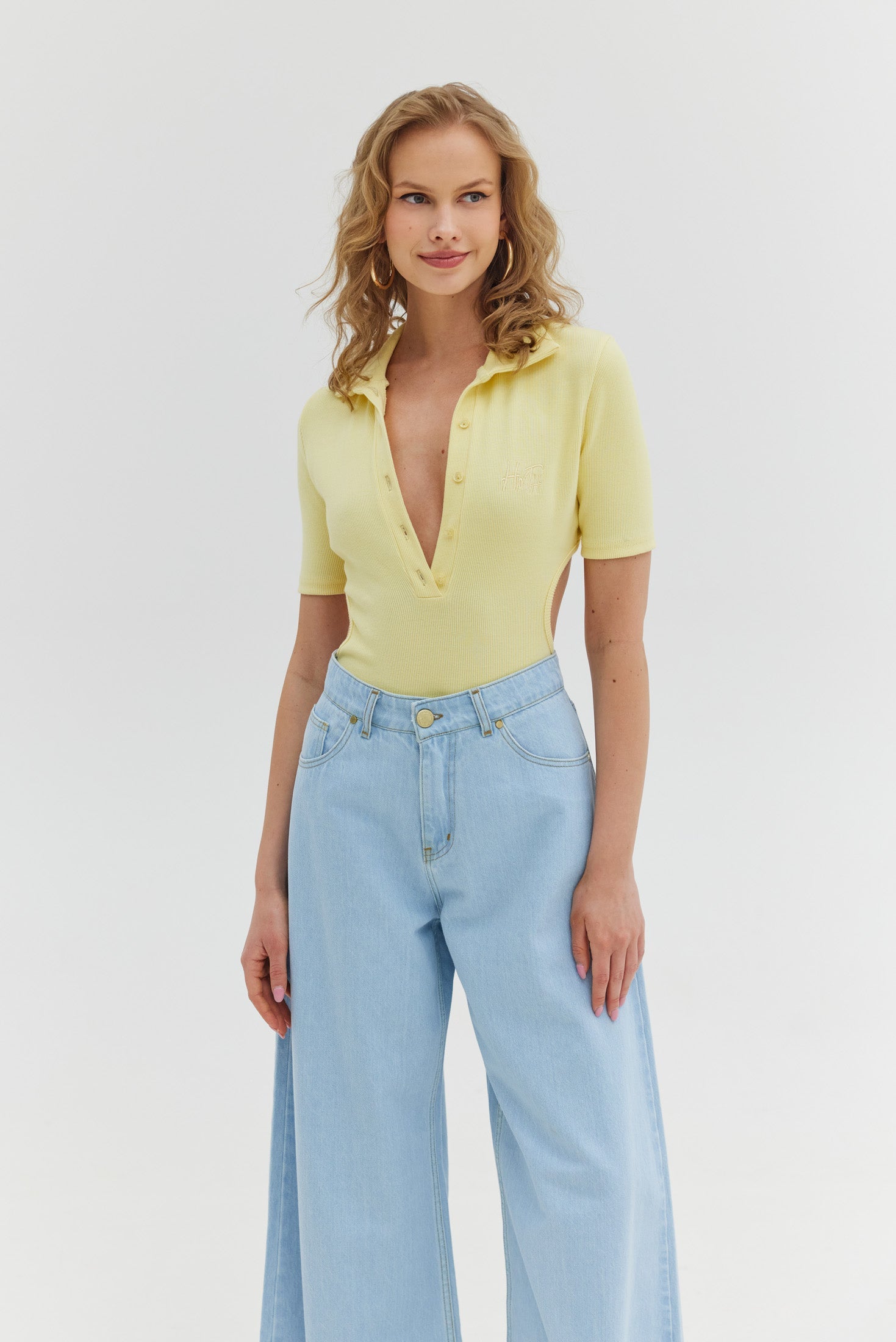 Salem Denim Pants (Extra light blue wash)