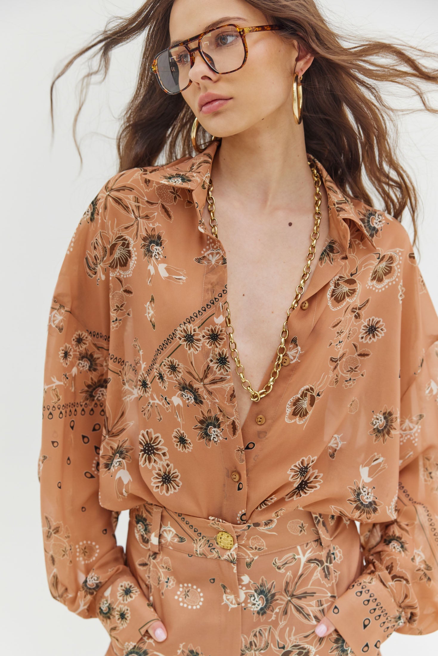 Heather Shirt (Milk Chocolate)