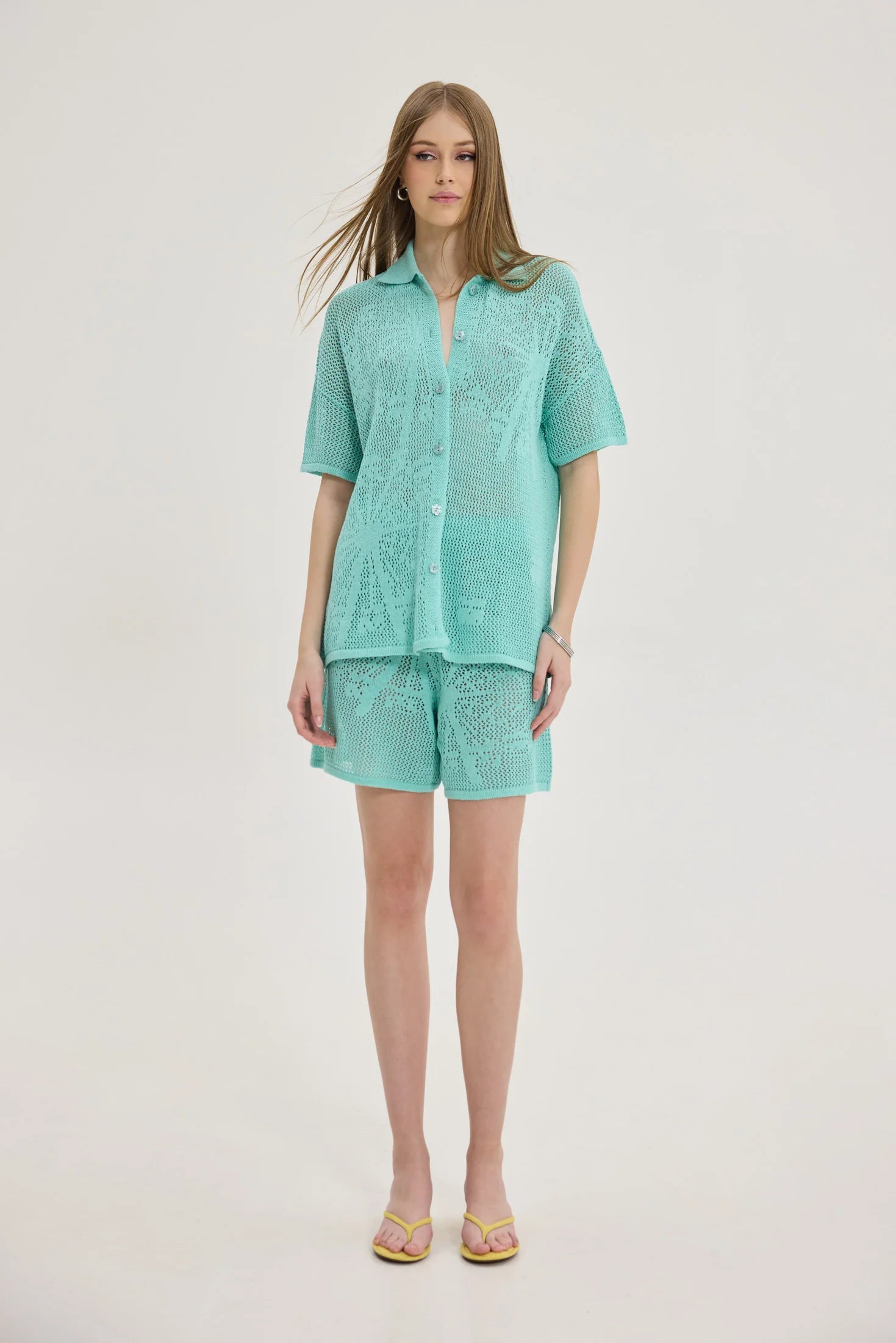 Fiji Shorts (Aqua)