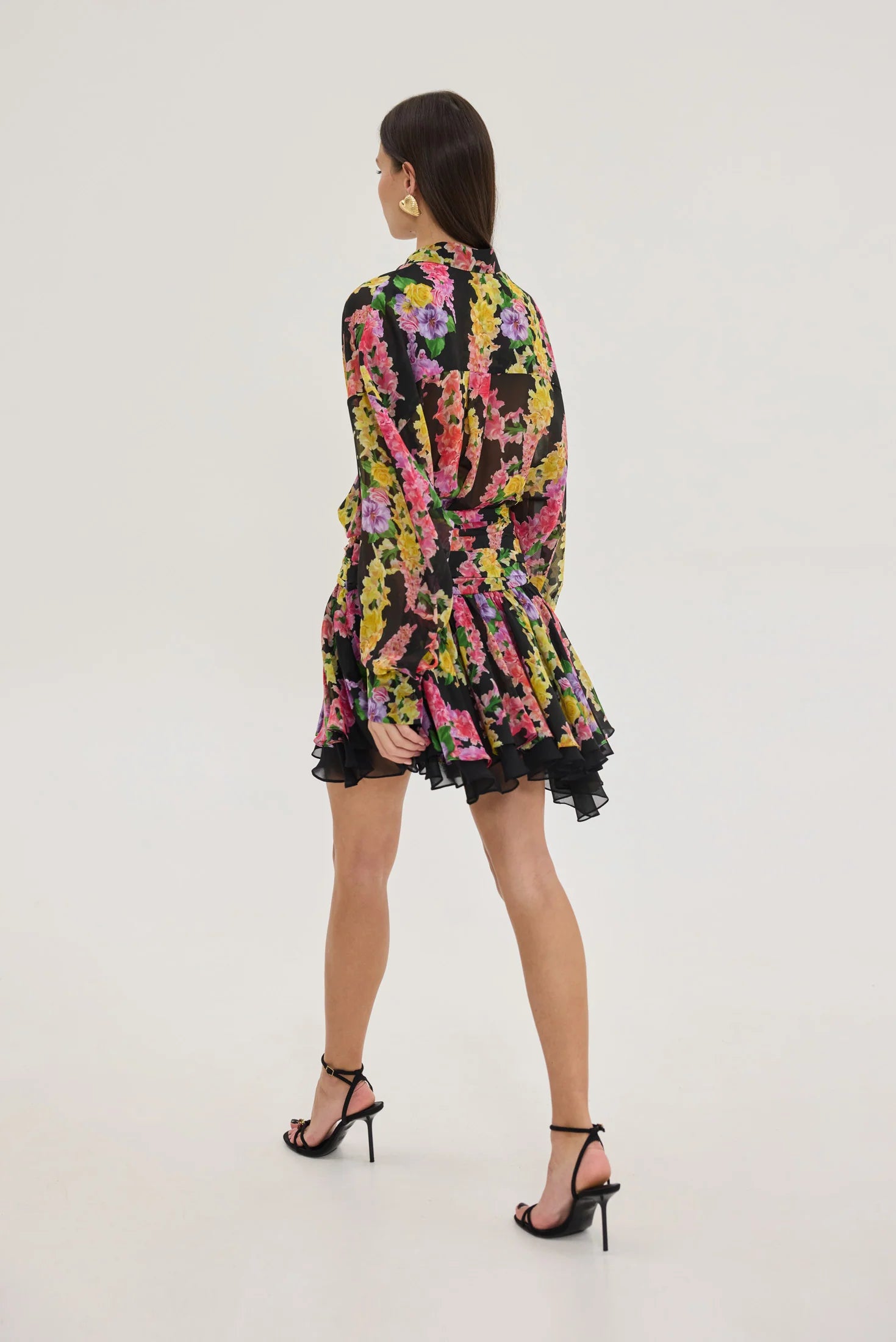 Heather Shirt (Dragon Flower Black)