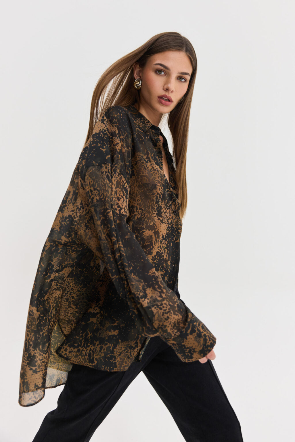 Heather Shirt (Brown)