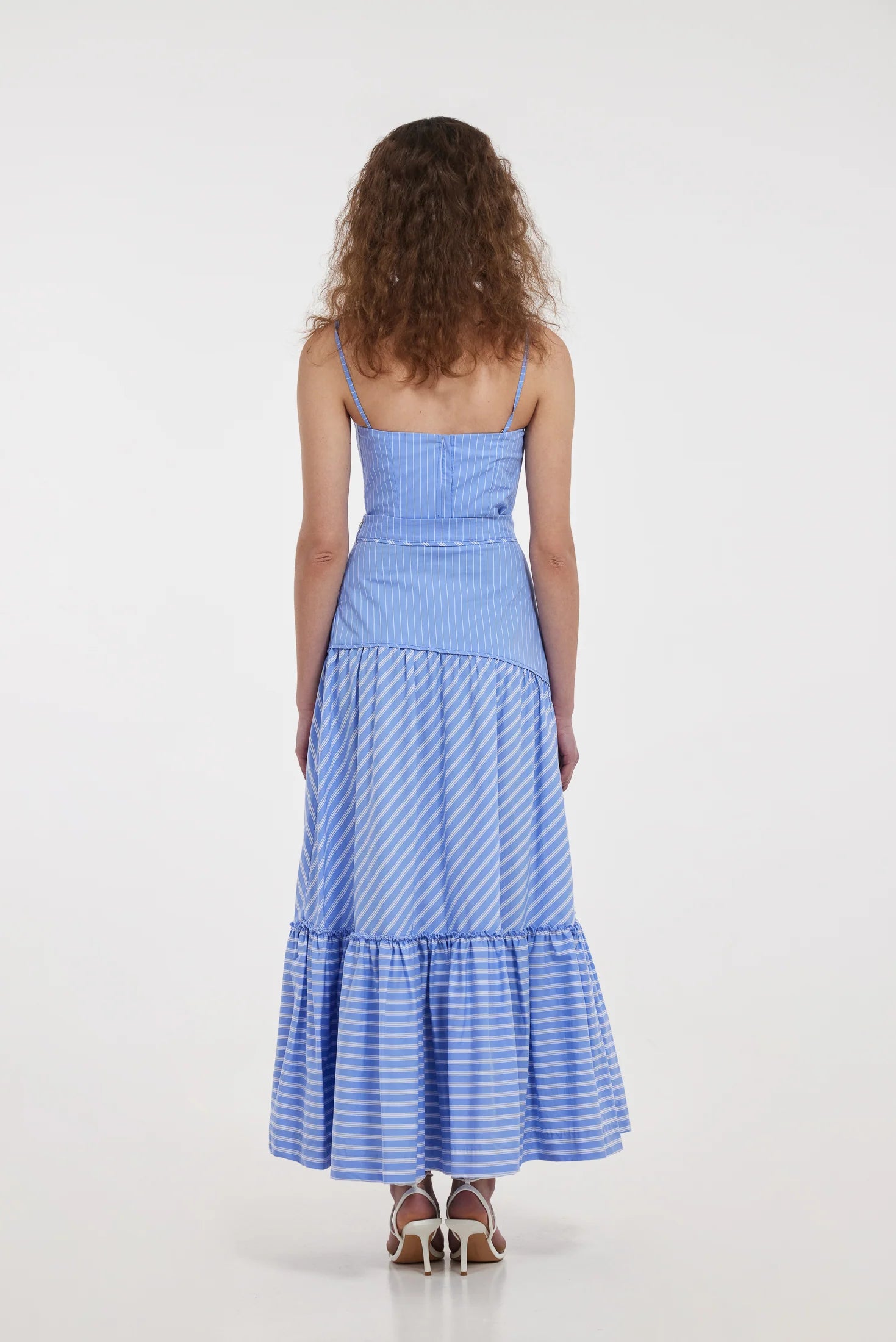 Clarie Skirt (Blue Stripes)