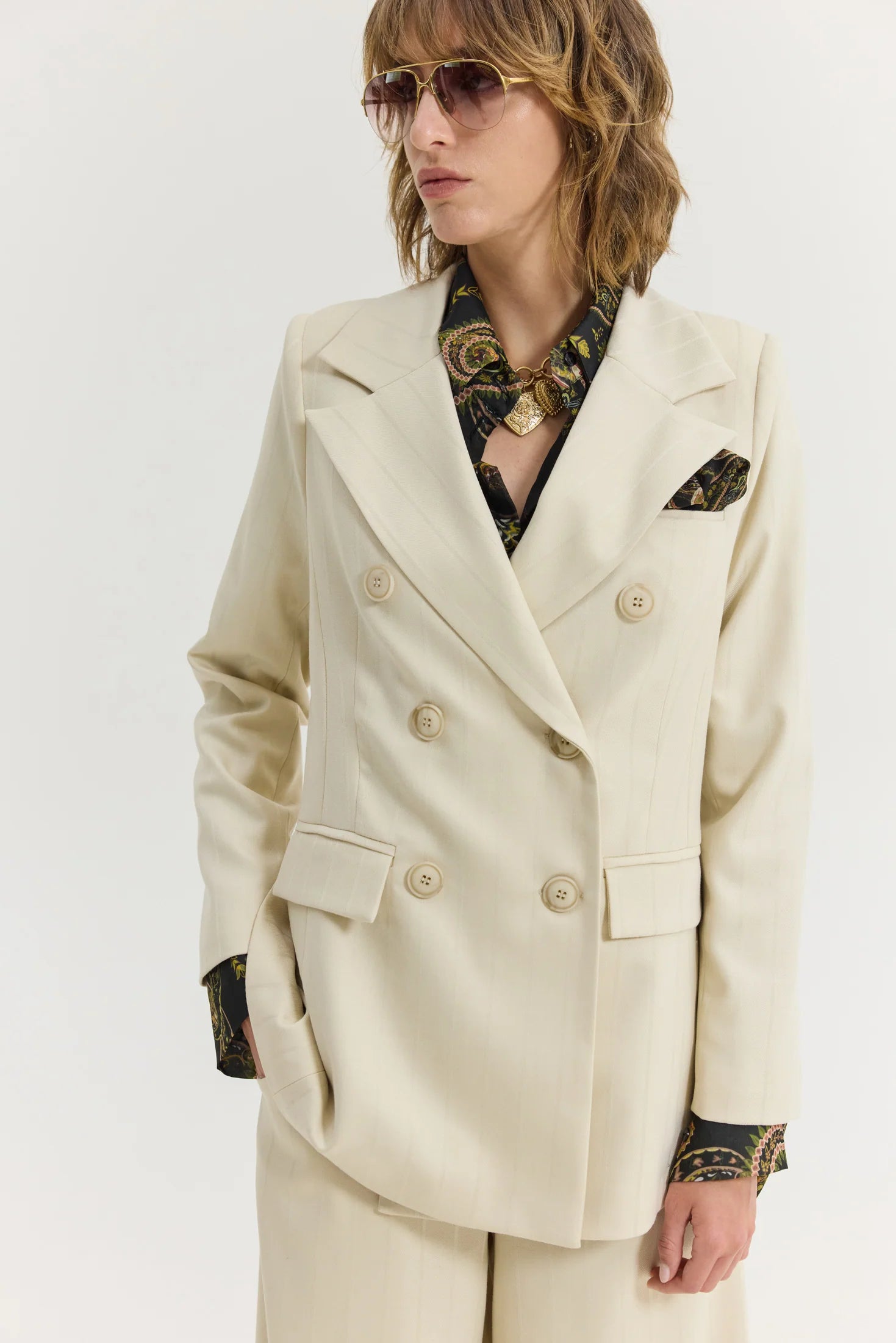 Scotch blazer (Cream)