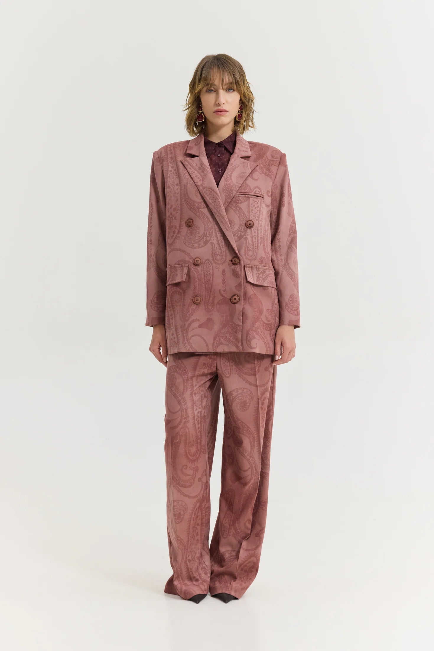 Nairobi Blazer (Dark Pink)