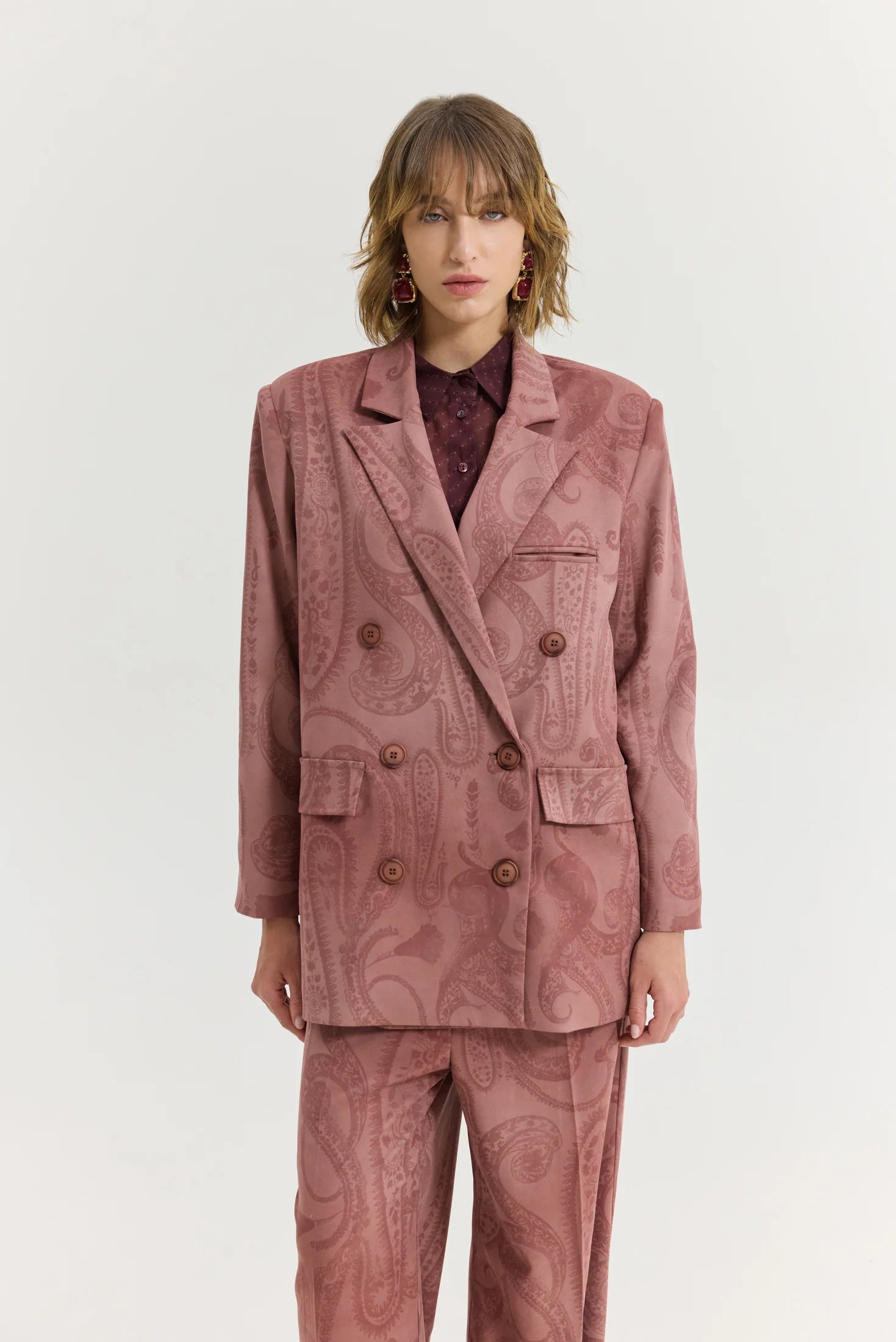 Nairobi Blazer (Dark Pink)