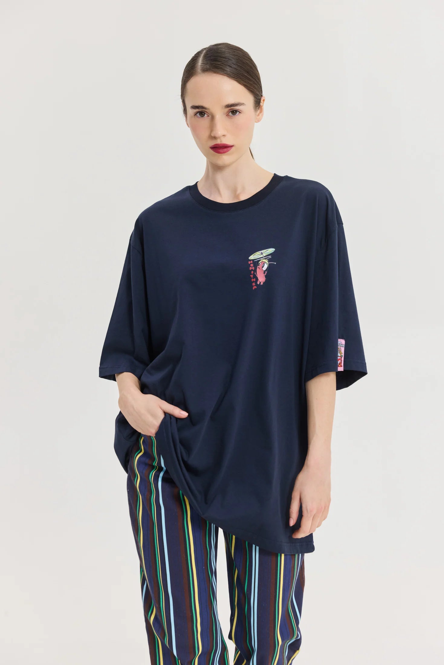 Cheetah Blue T-Shirt (Miragia)