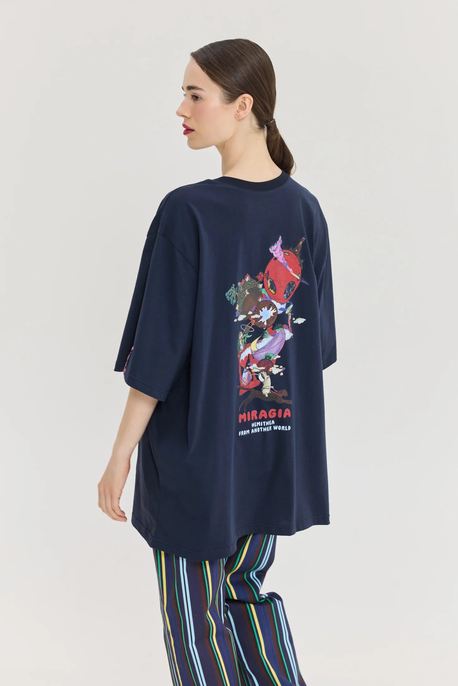 Cheetah Blue T-Shirt (Miragia)