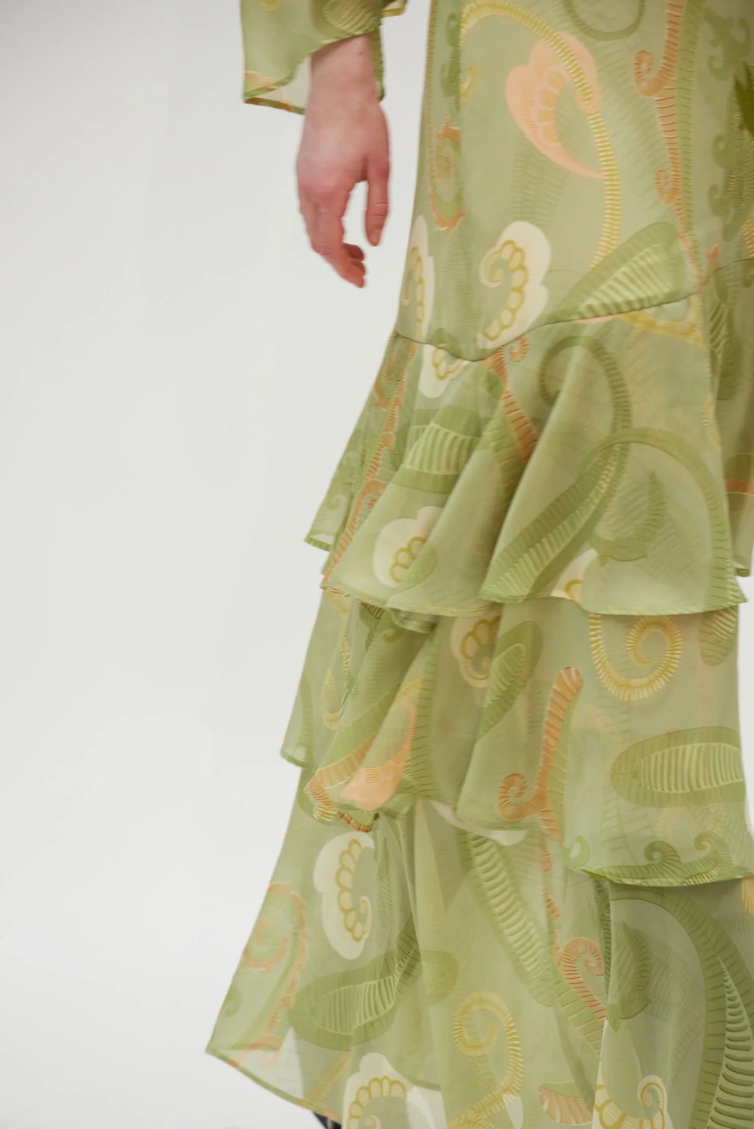 Bari Dress (Gold green)