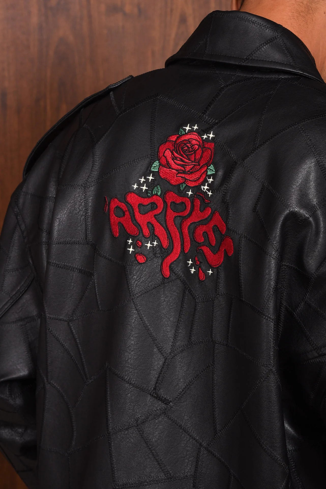 IDENTITY FAUX LEATHER JACKET