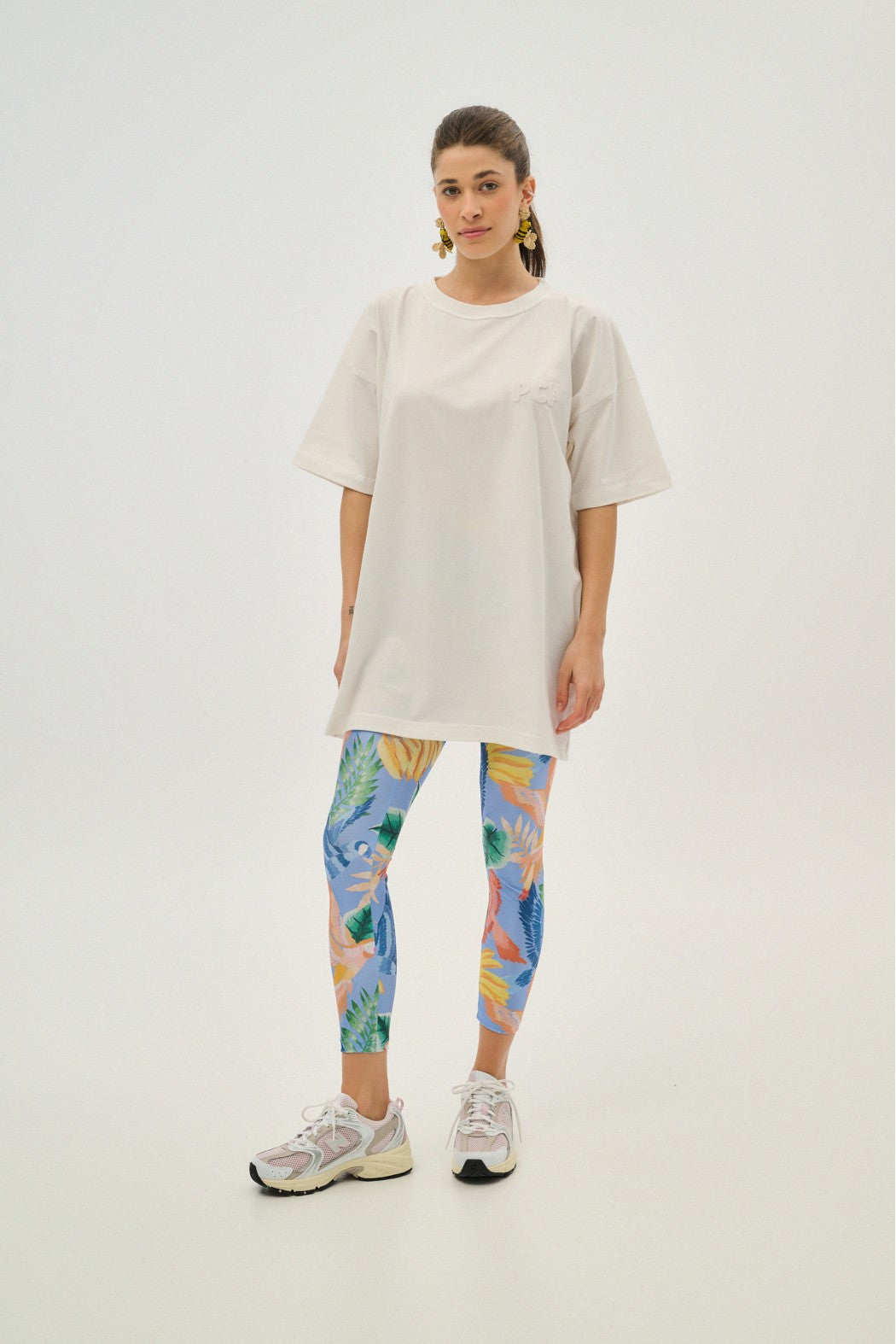 WOMAN T-SHIRT BUBBLE WHITE