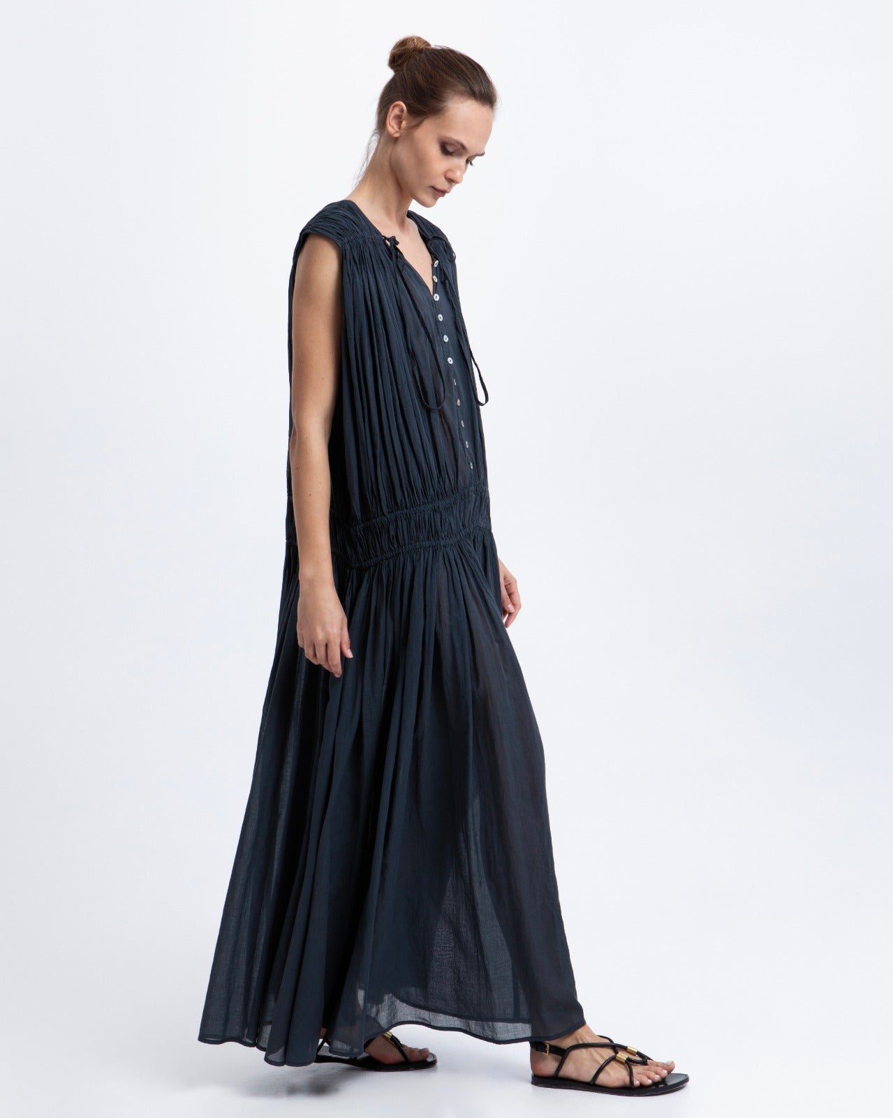 Dress Maxi Sleeveless (Charcoal) 3003149