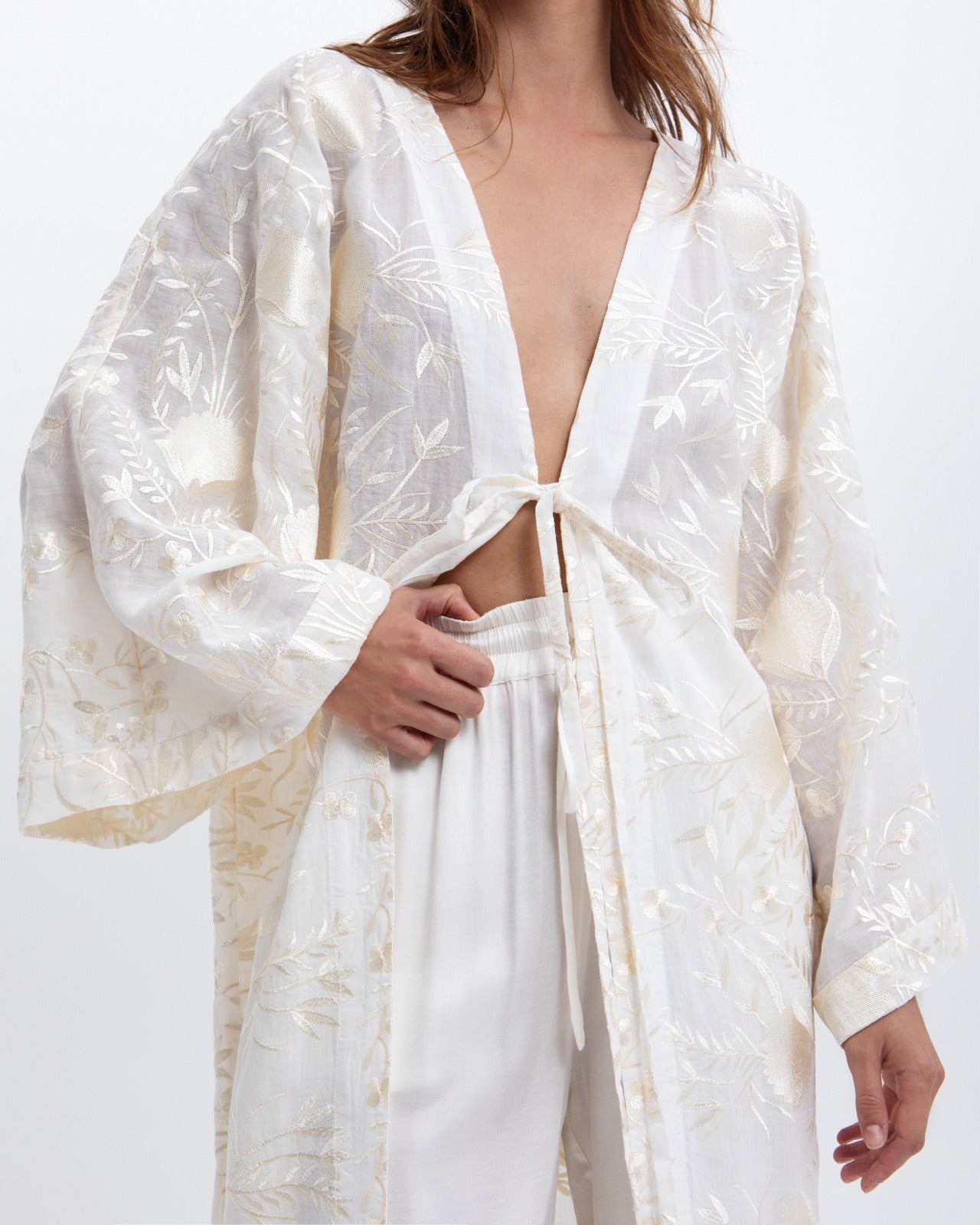 KIMONO LONG BLOSSOM 100% RAMIE 4056043